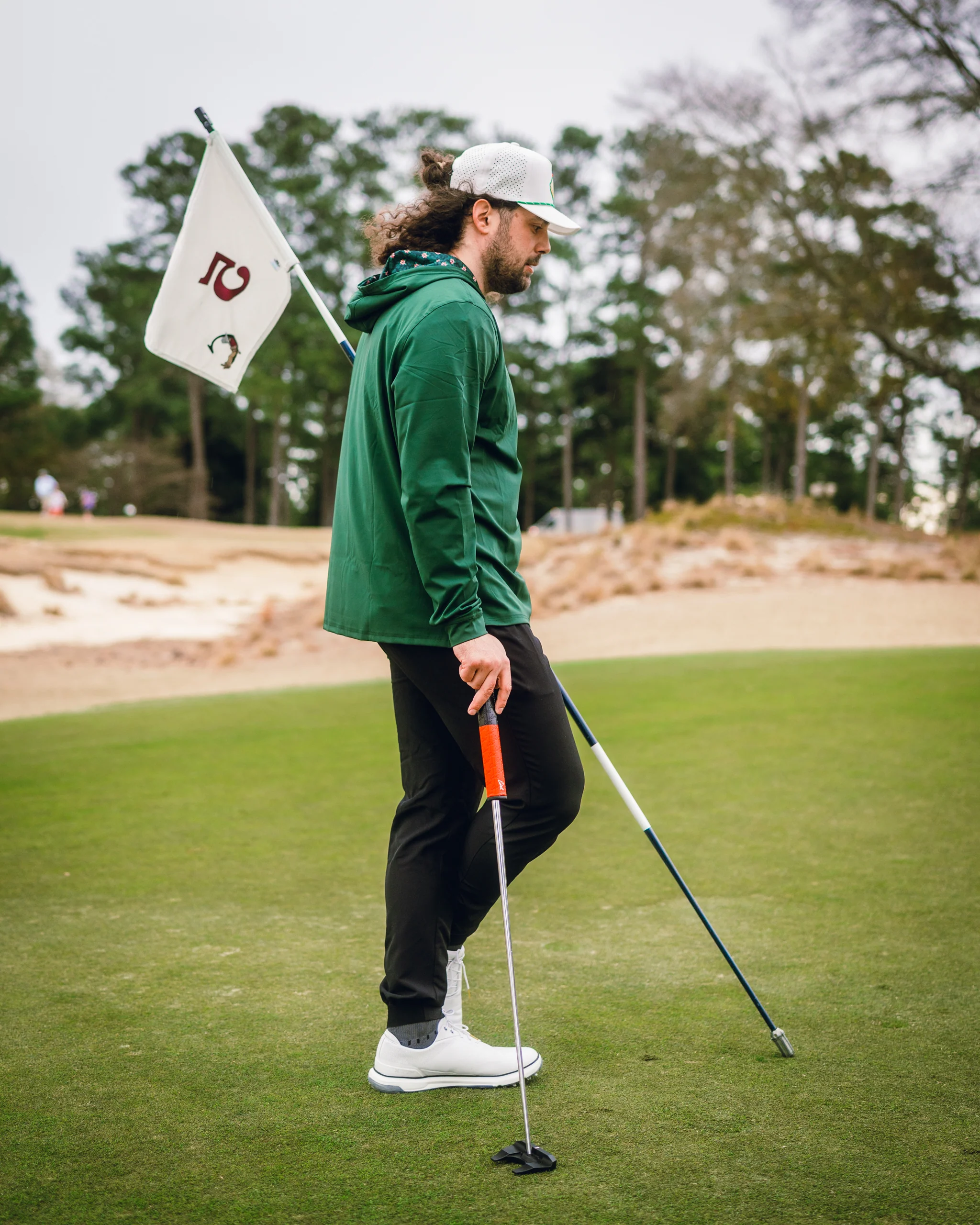 Performance Golf Hoodie - Dark Azalea - Image 15
