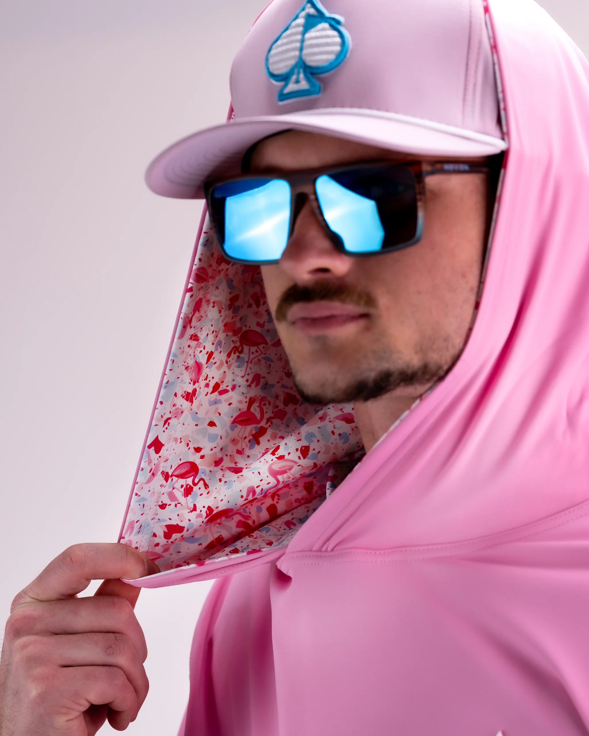 Performance Golf Hoodie - Flamingo Shatter - Image 4
