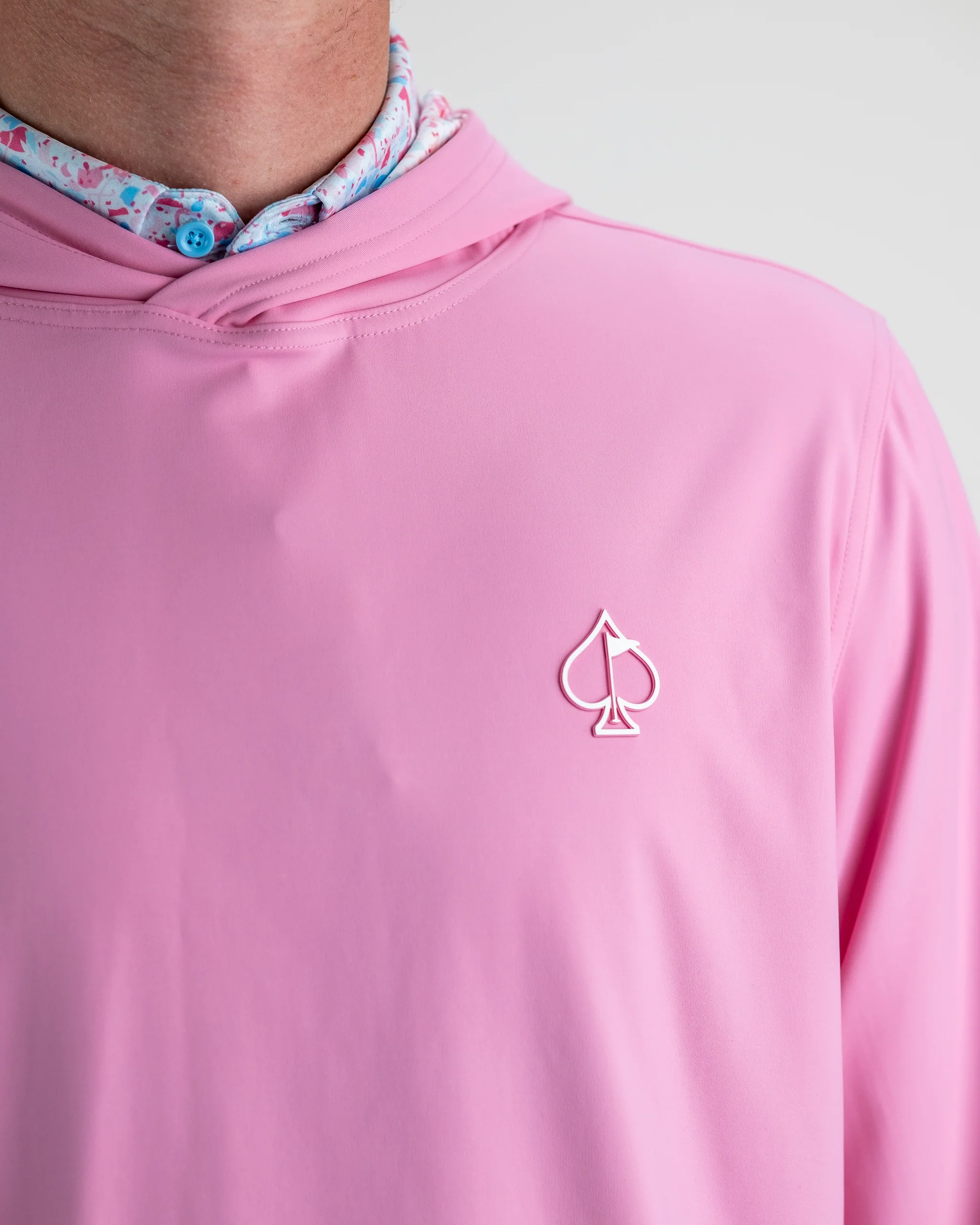 Performance Golf Hoodie - Flamingo Shatter - Image 9