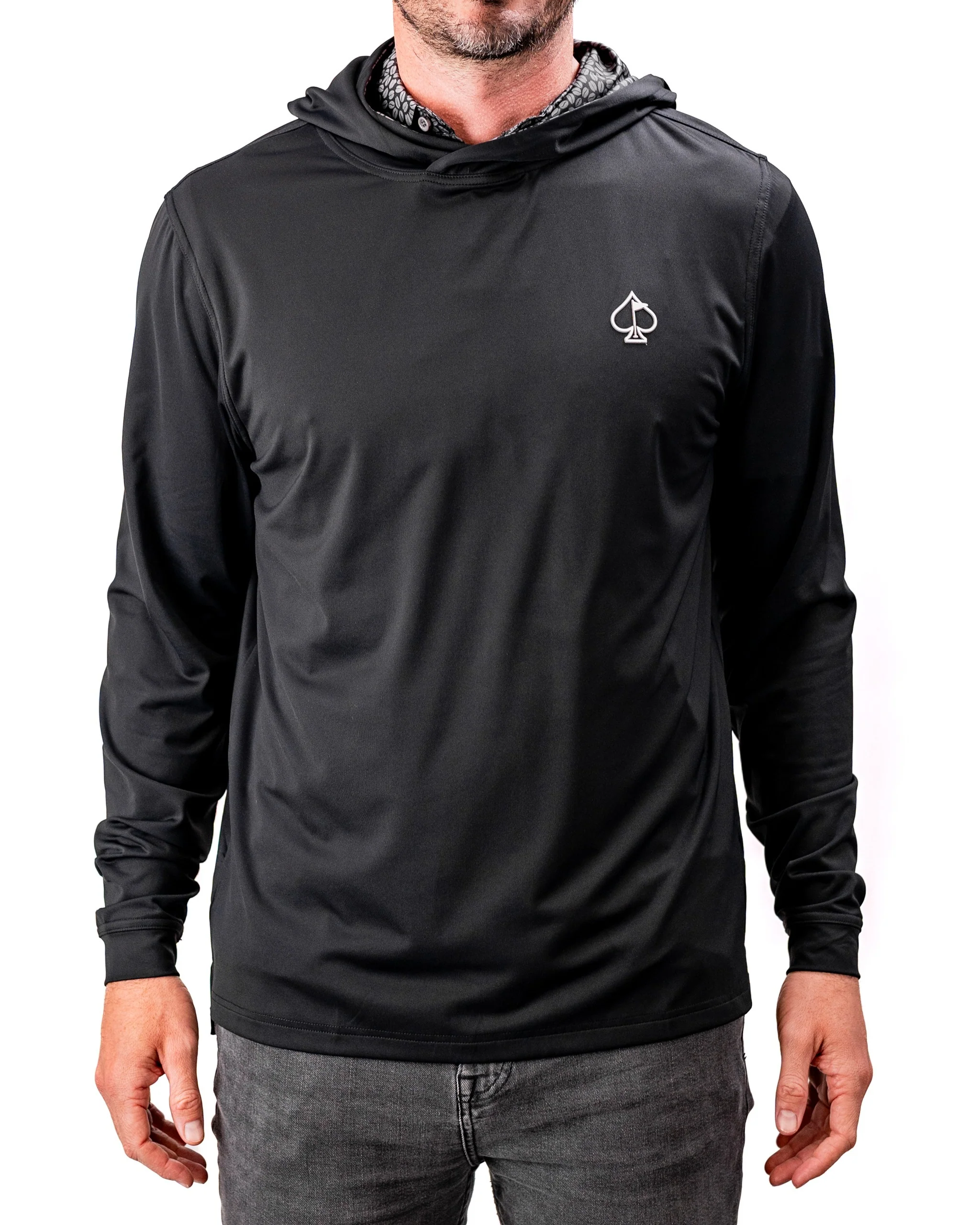 Performance Golf Hoodie - Generous Coffee - Image 2
