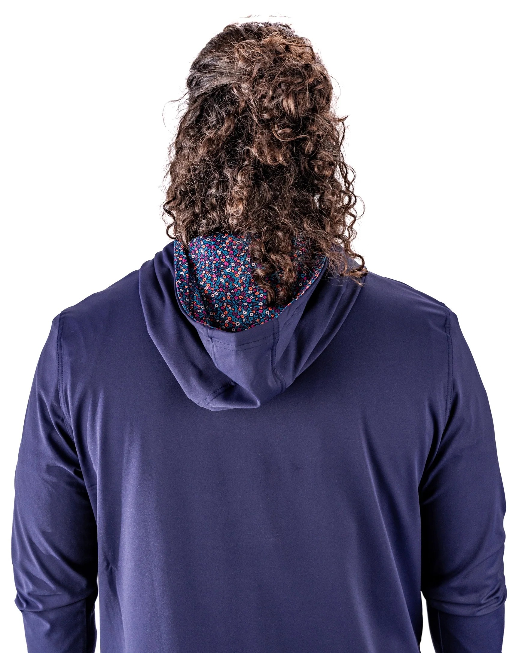 Performance Golf Hoodie - Lavender Flower Power - Image 4