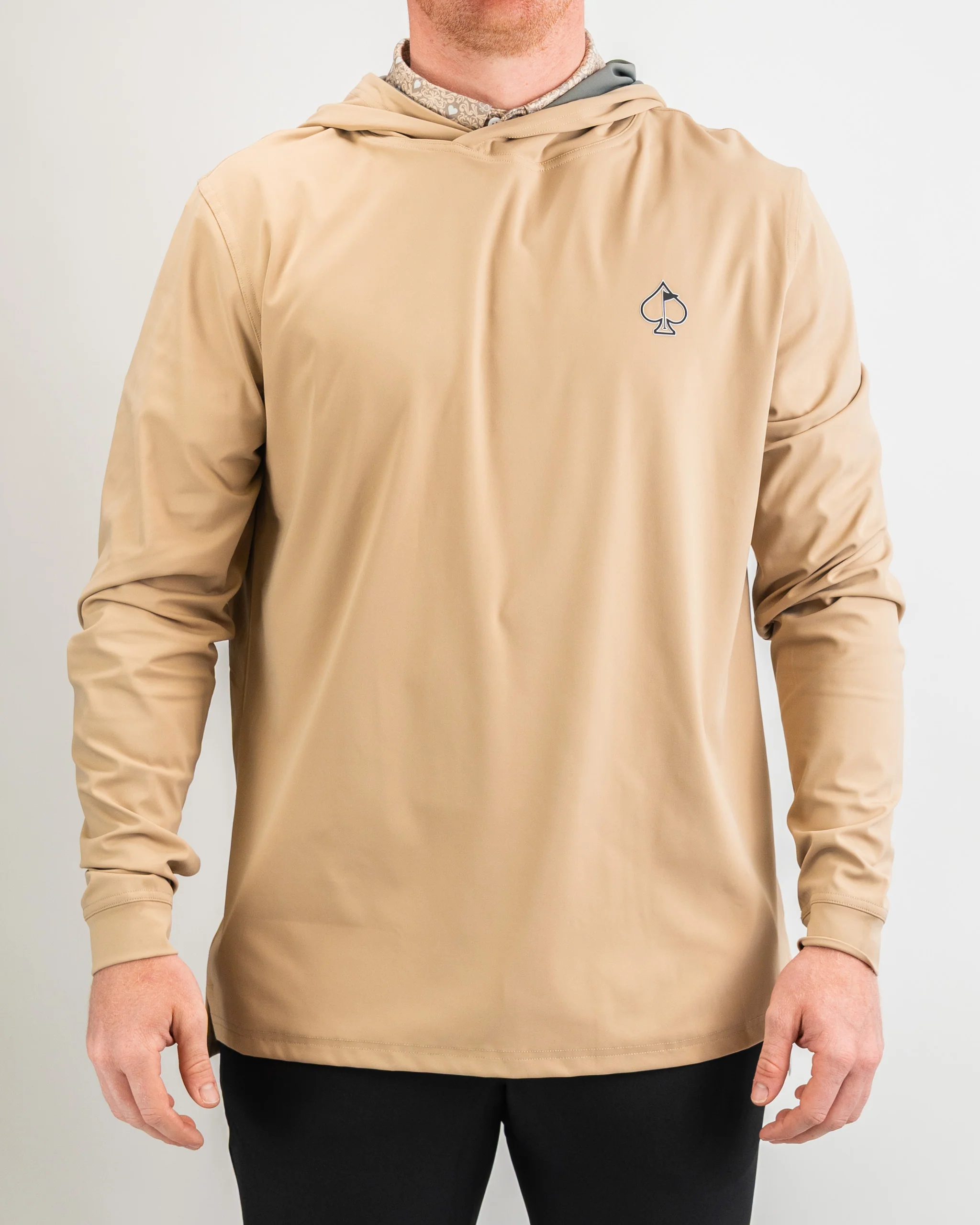 Performance Golf Hoodie - Sand - Image 11