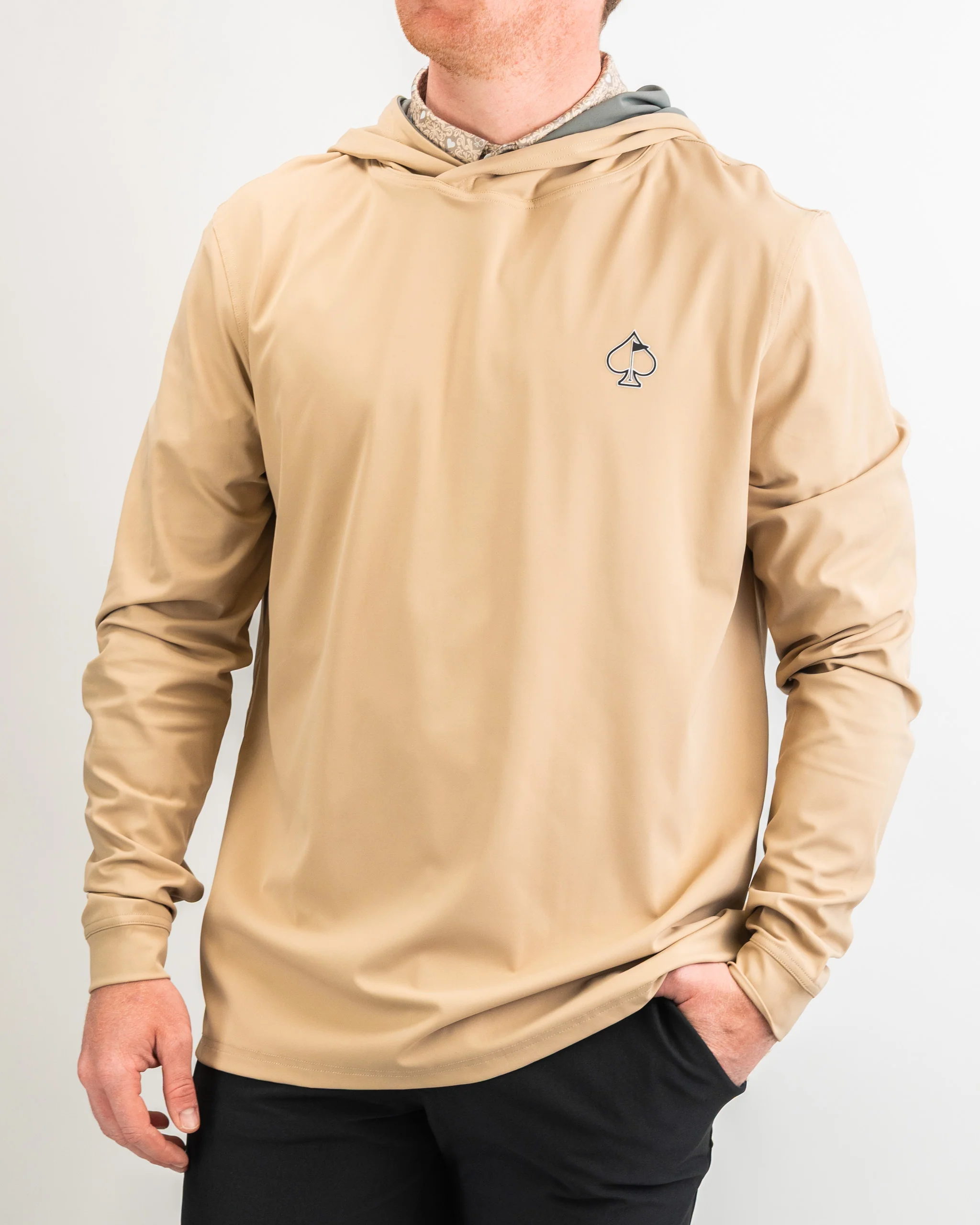 Performance Golf Hoodie - Sand - Image 13