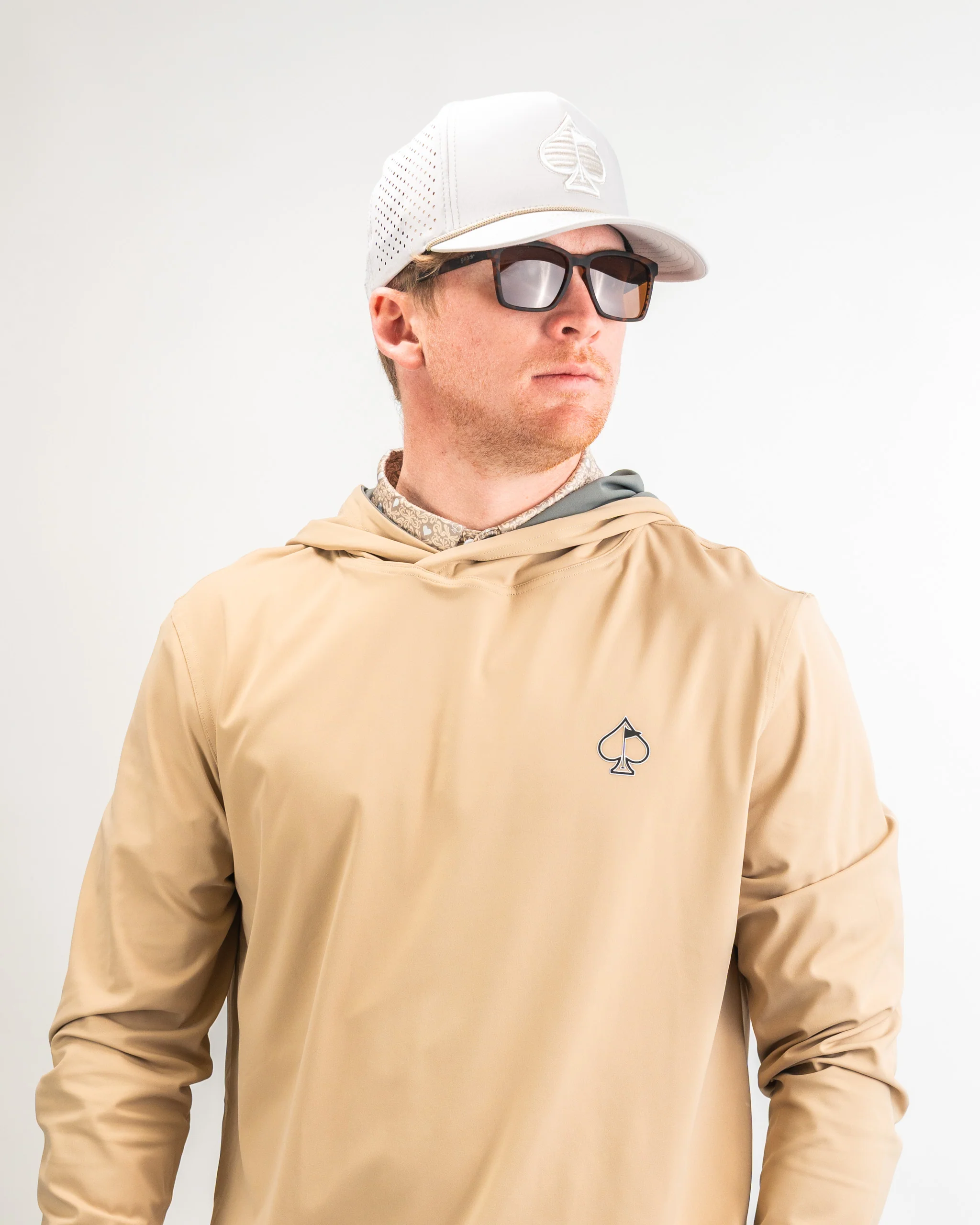 Performance Golf Hoodie - Sand - Image 21