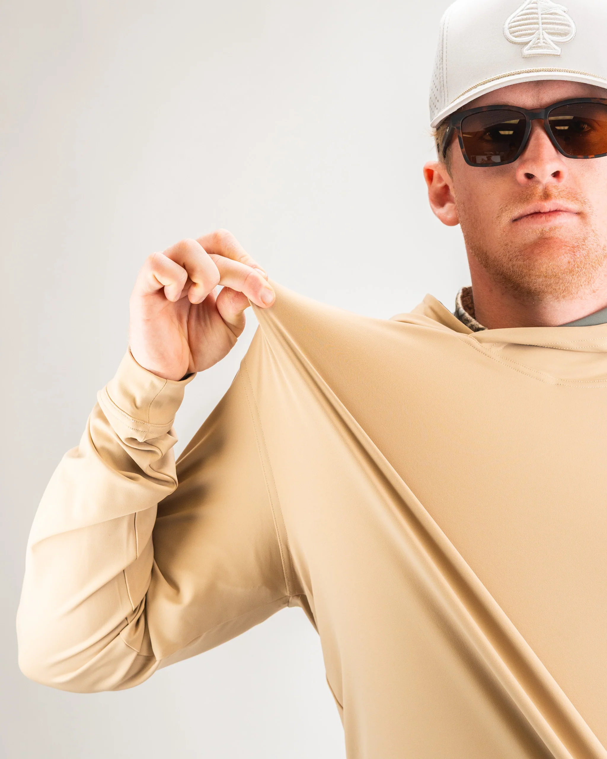 Performance Golf Hoodie - Sand - Image 8