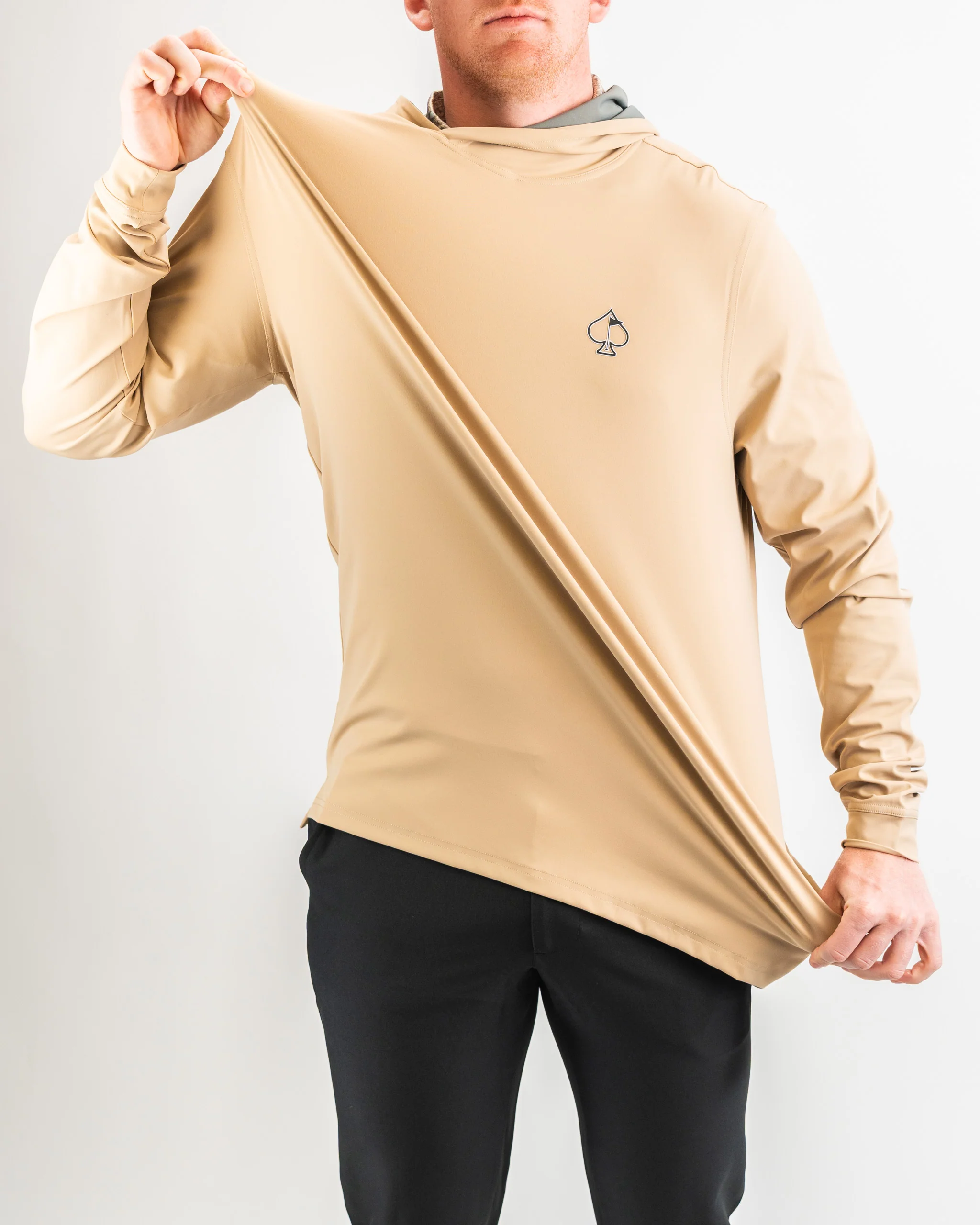 Performance Golf Hoodie - Sand - Image 9