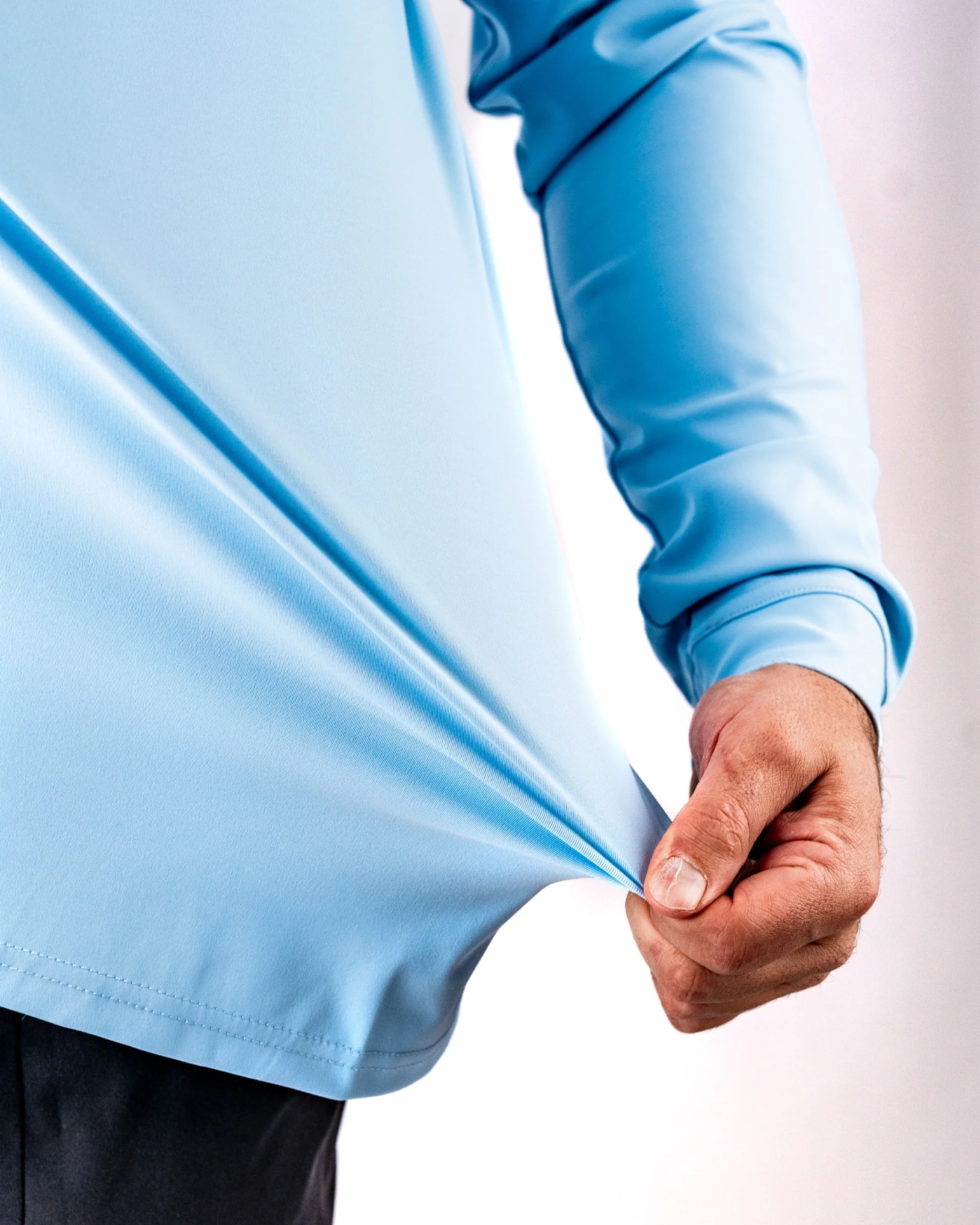 Performance Golf Hoodie - Squiggle Blue - Image 10