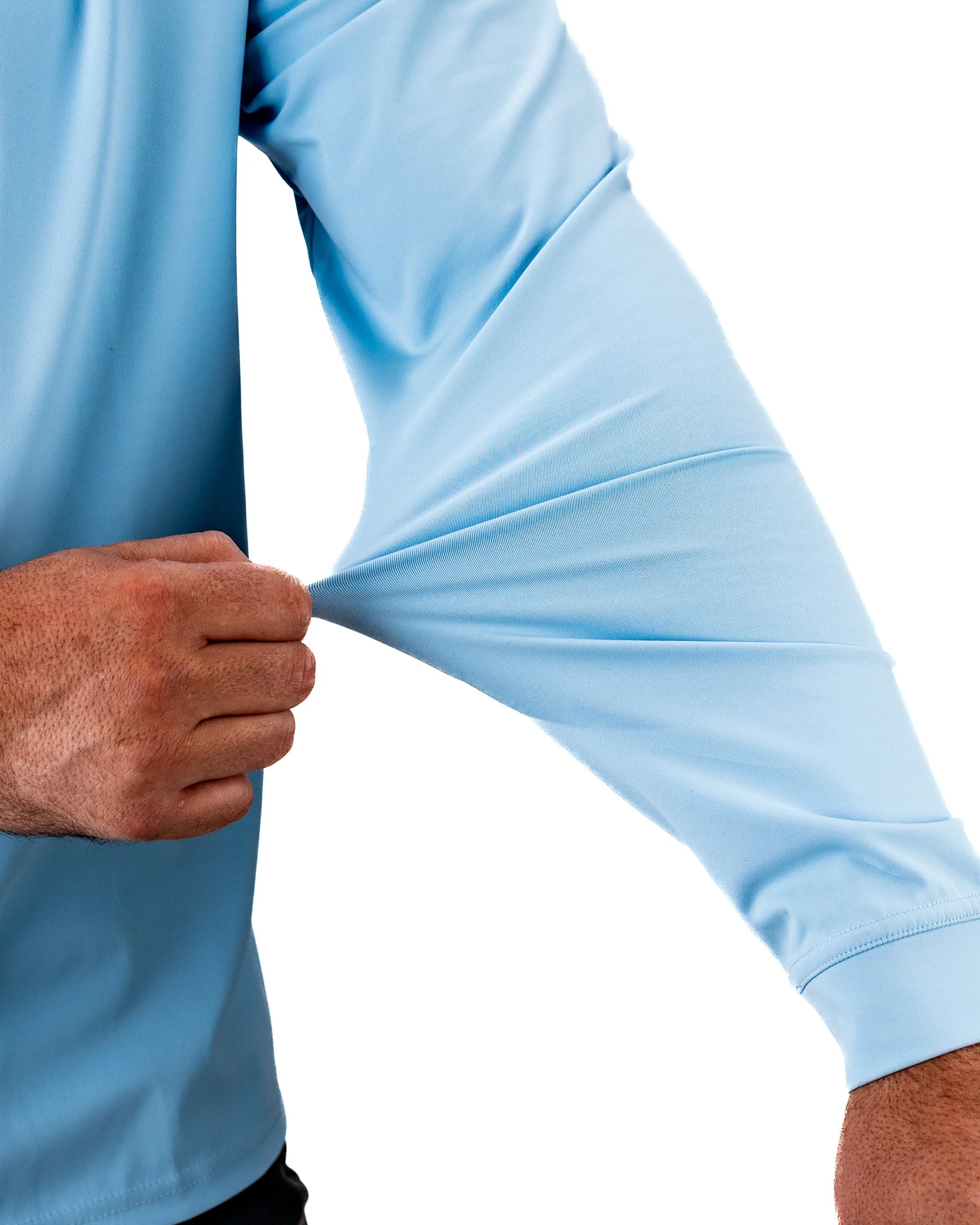Performance Golf Hoodie - Squiggle Blue - Image 6