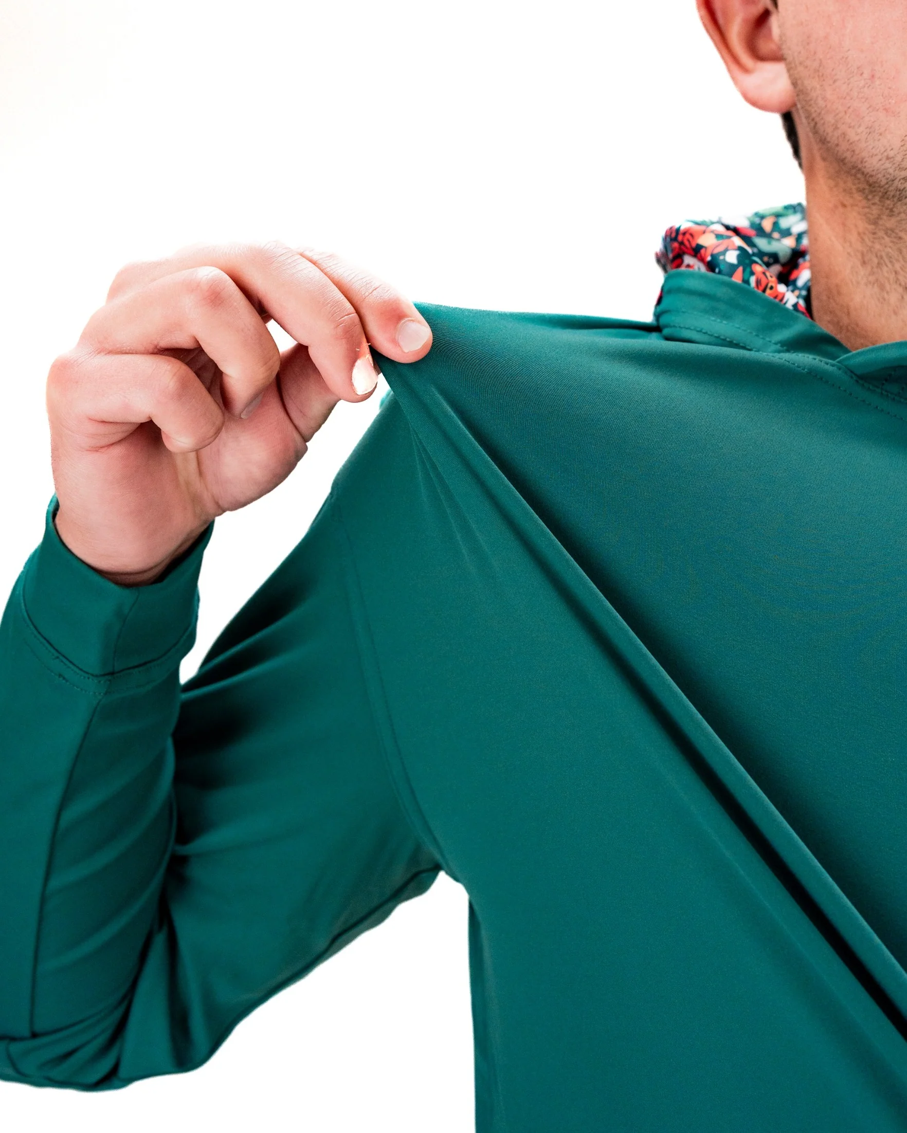 Performance Golf Hoodie - Tiger Shatter Teal - Image 13