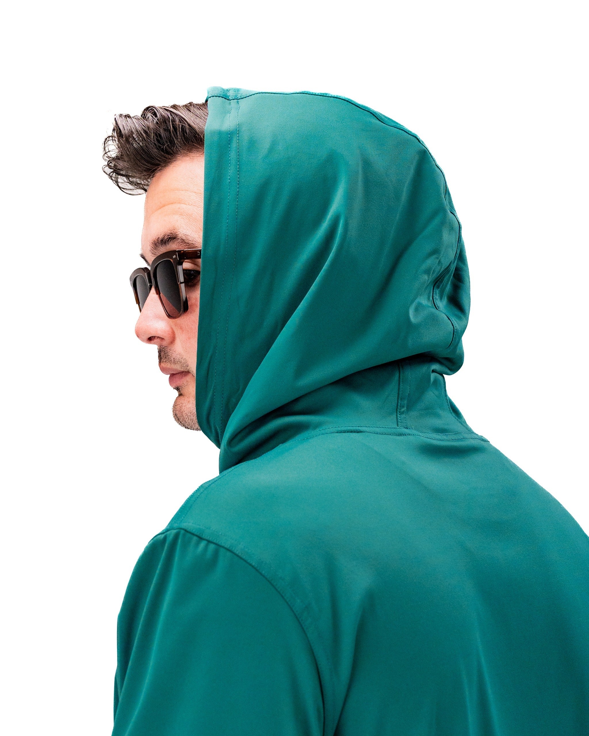 Performance Golf Hoodie - Tiger Shatter Teal - Image 14