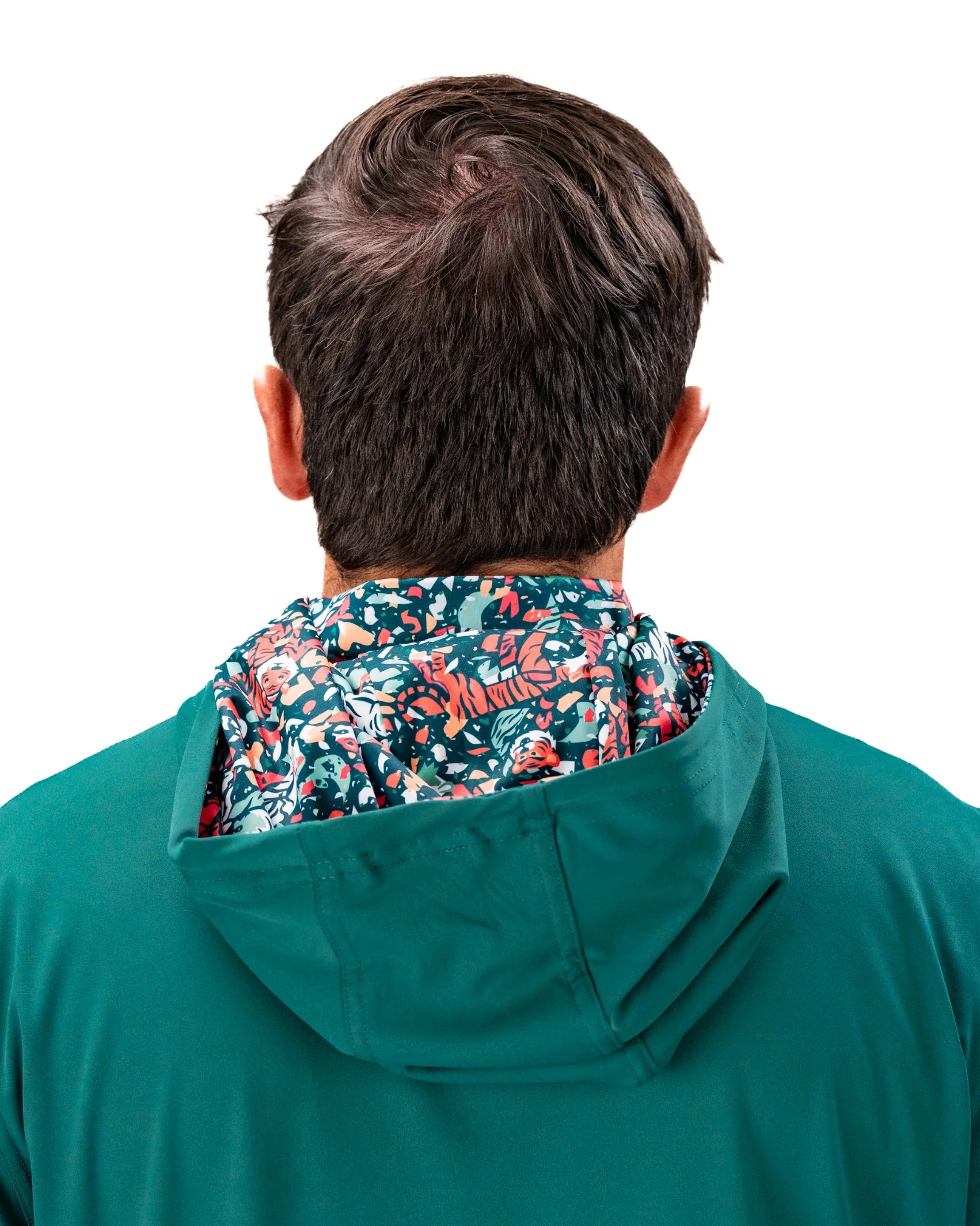 Performance Golf Hoodie - Tiger Shatter Teal - Image 15