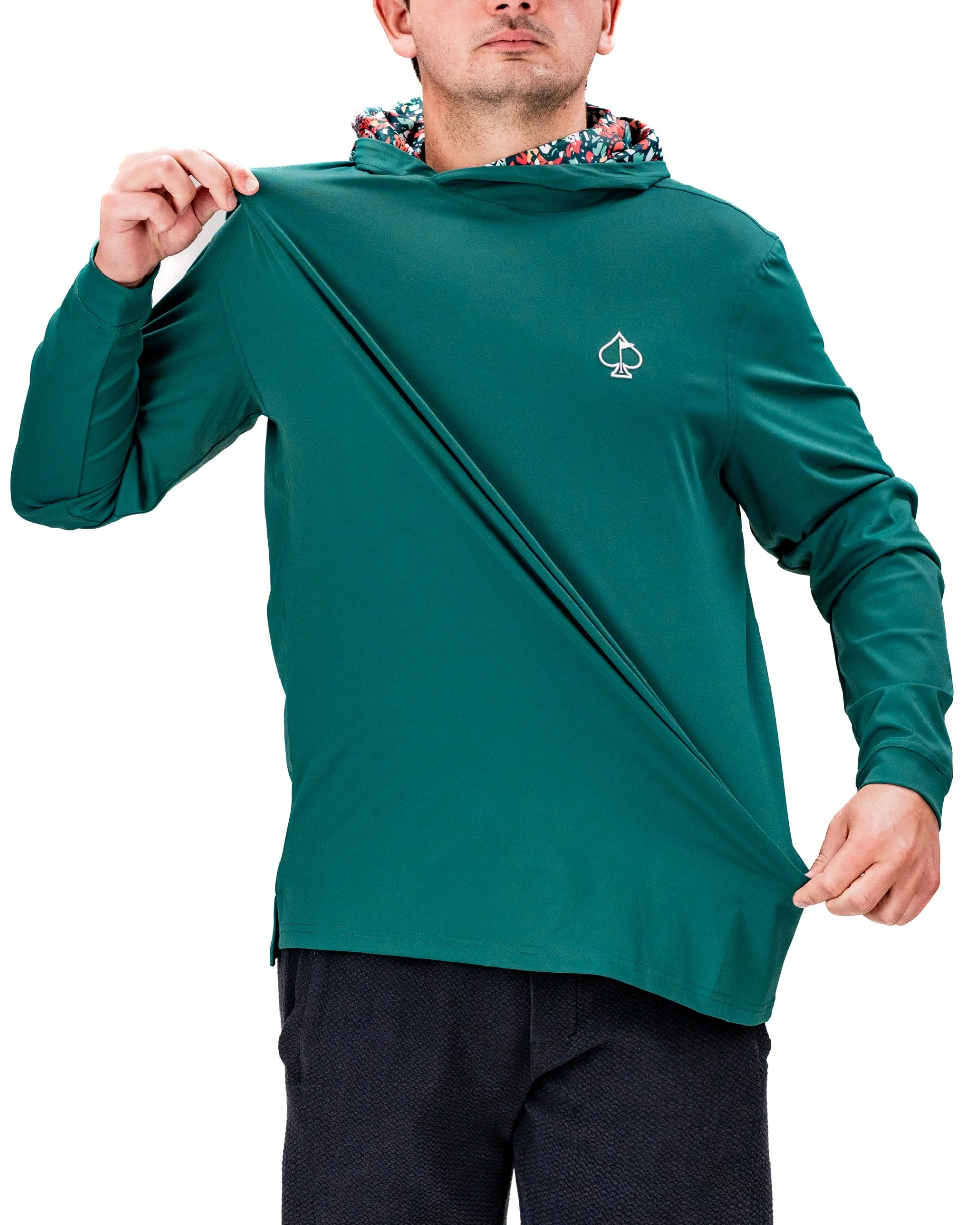 Performance Golf Hoodie - Tiger Shatter Teal - Image 6