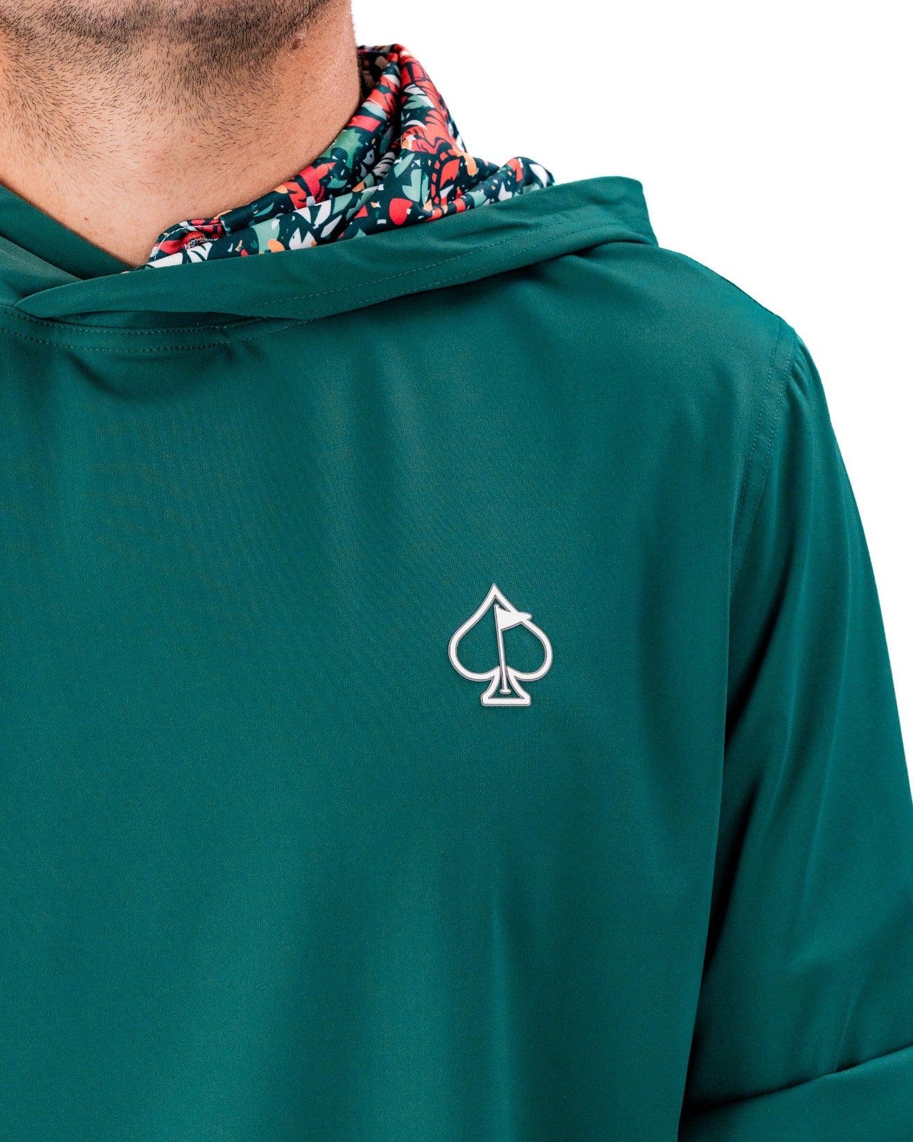 Performance Golf Hoodie - Tiger Shatter Teal - Image 7