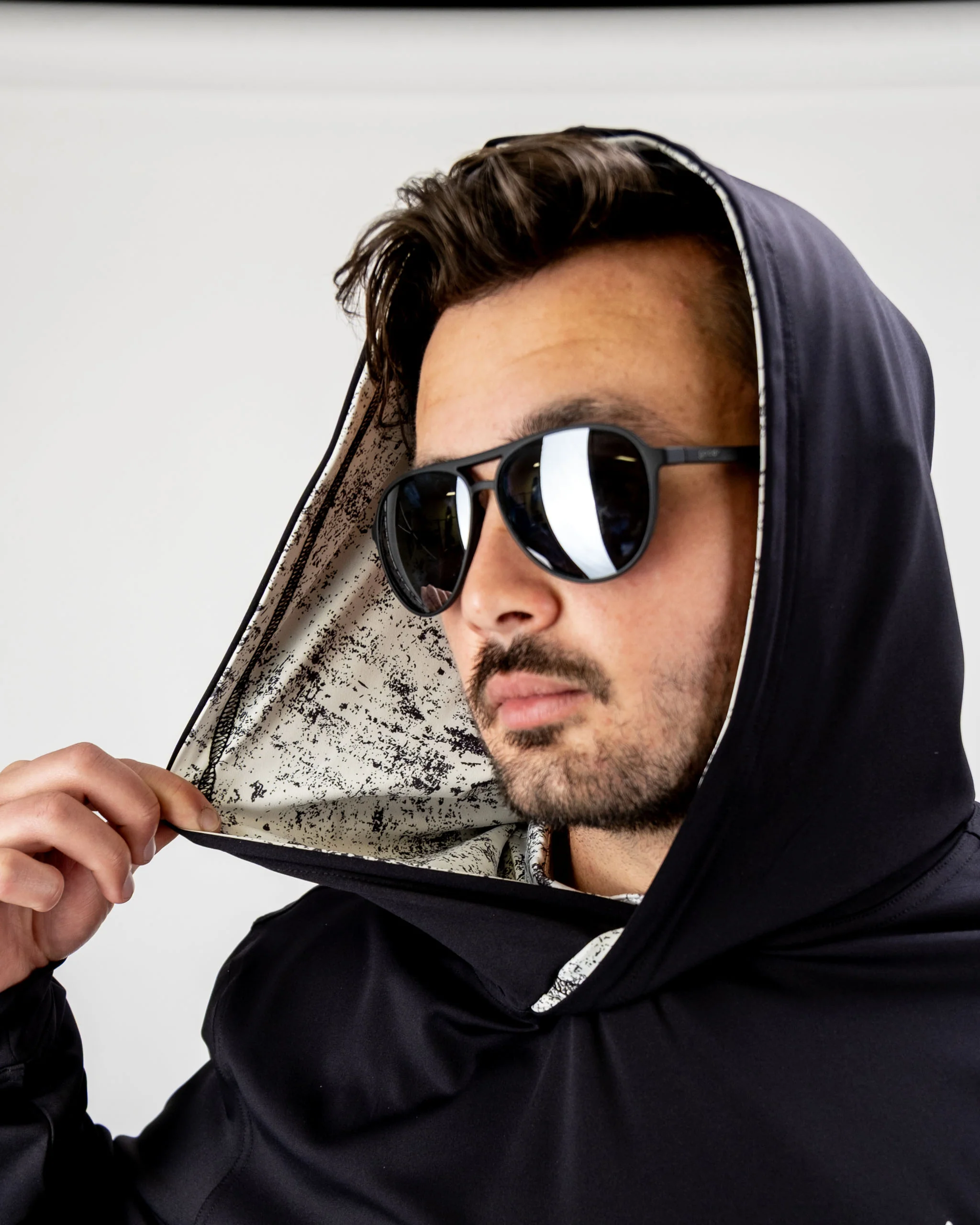 Performance Golf Hoodie - White Noise - Image 11