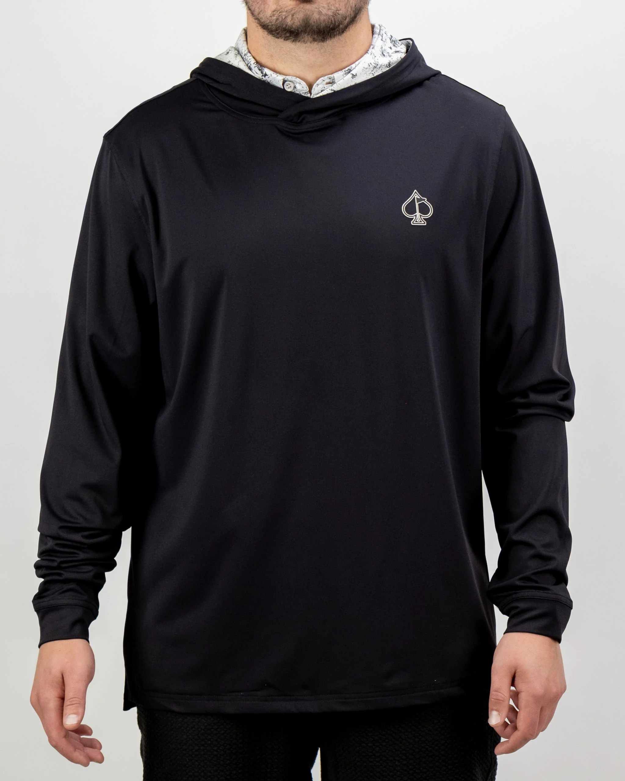 Performance Golf Hoodie - White Noise - Image 12