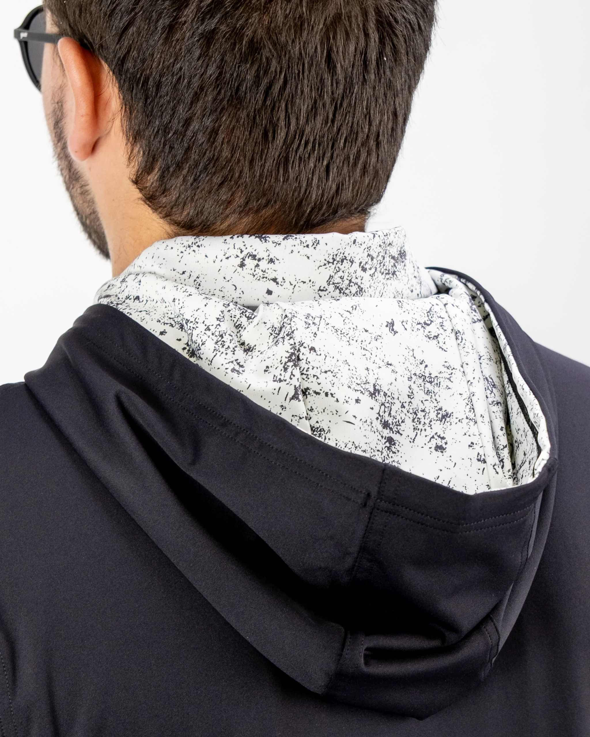 Performance Golf Hoodie - White Noise - Image 3