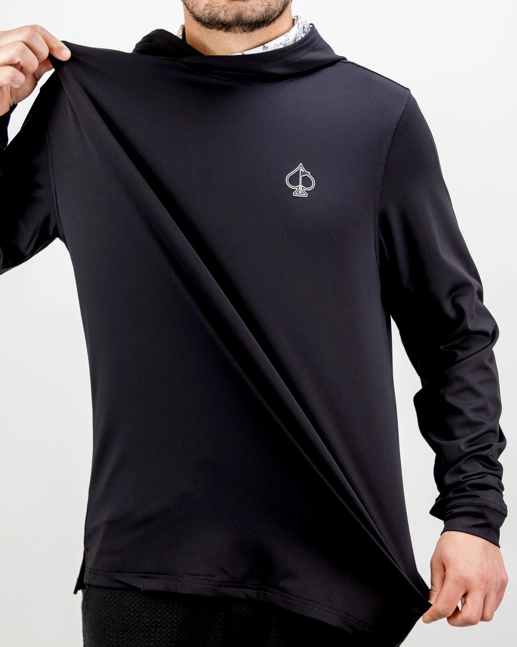Performance Golf Hoodie - White Noise - Image 8