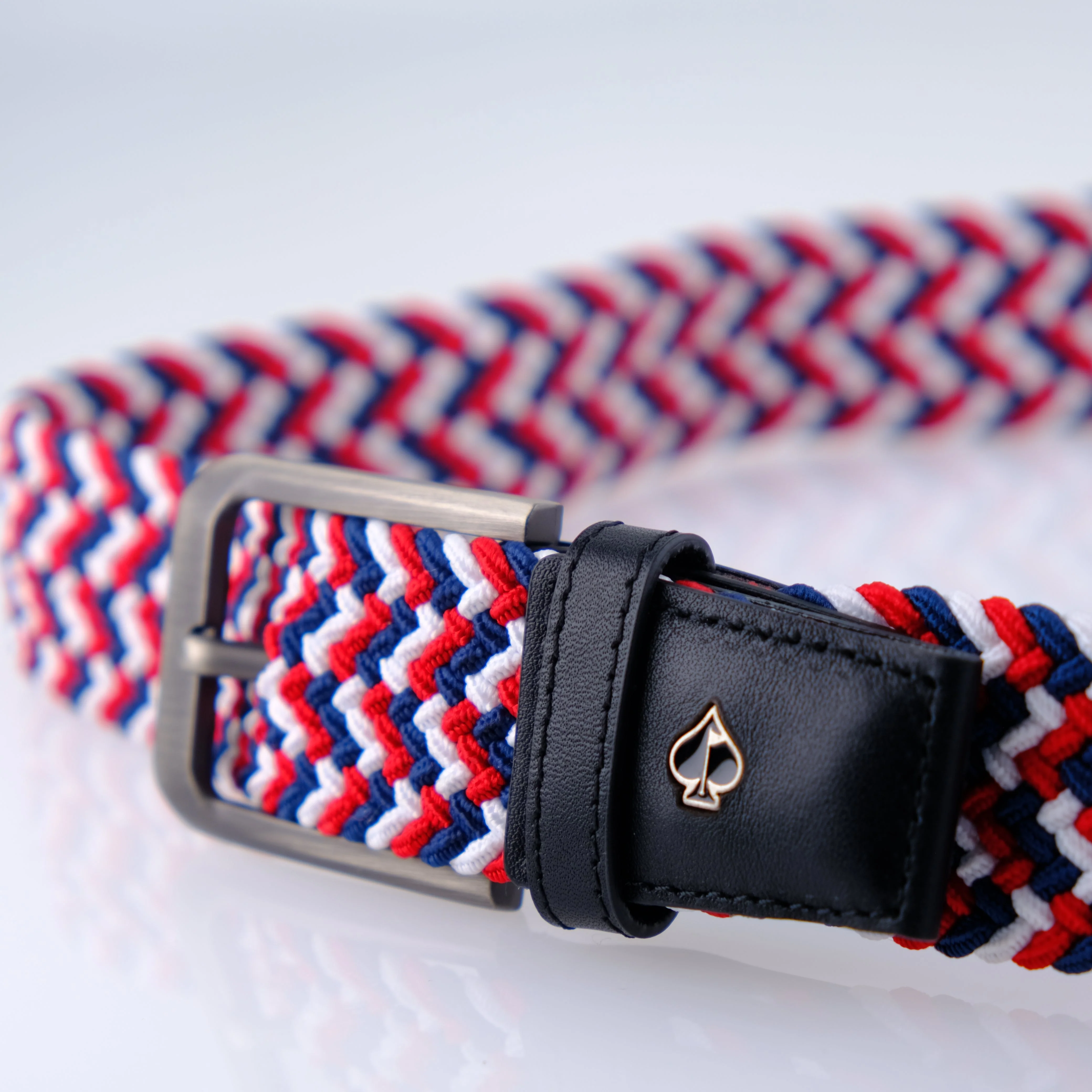 Pins Belt - Red White & Blue - Image 3