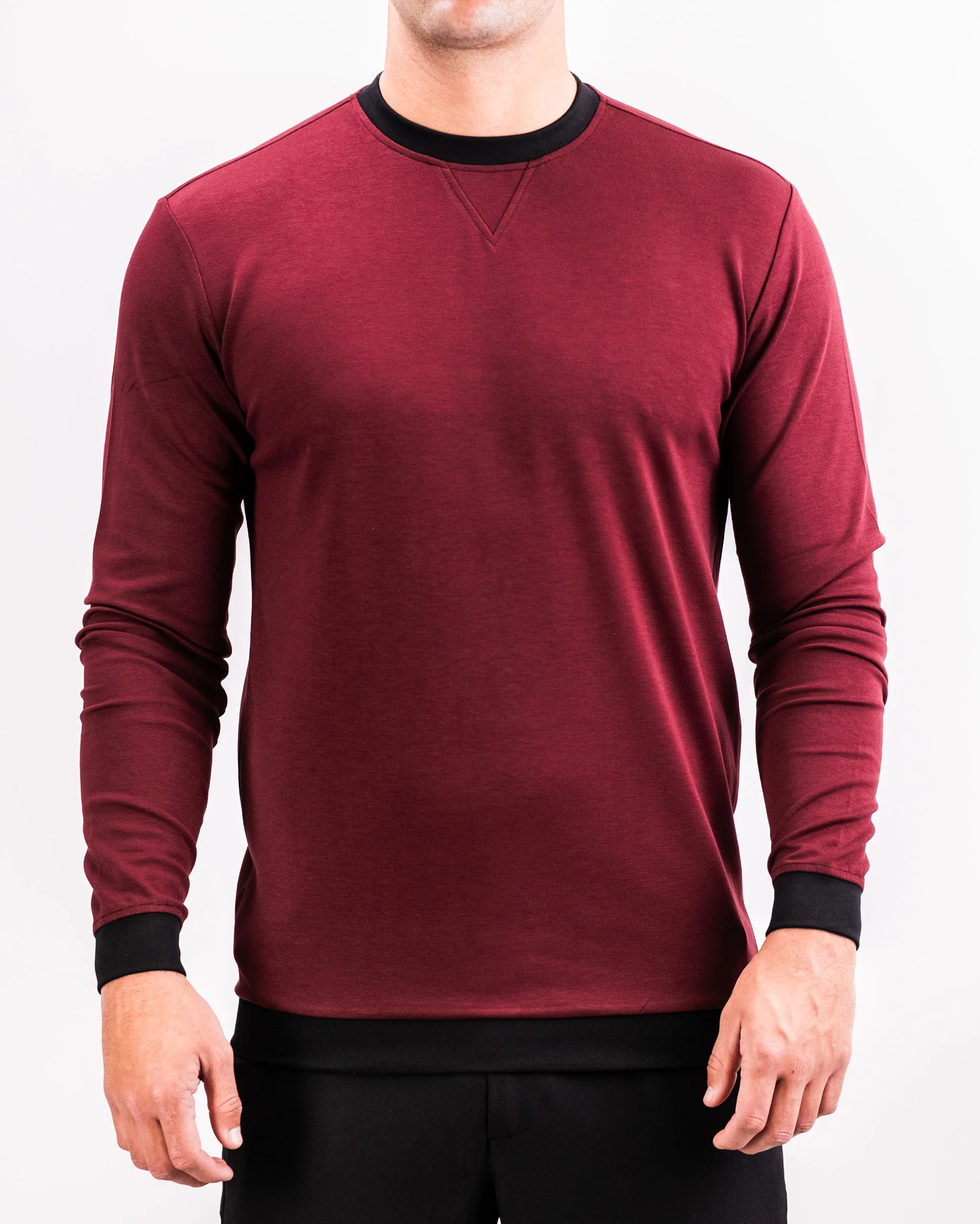 Player Preferred™ Crewneck - Merlot - Image 2