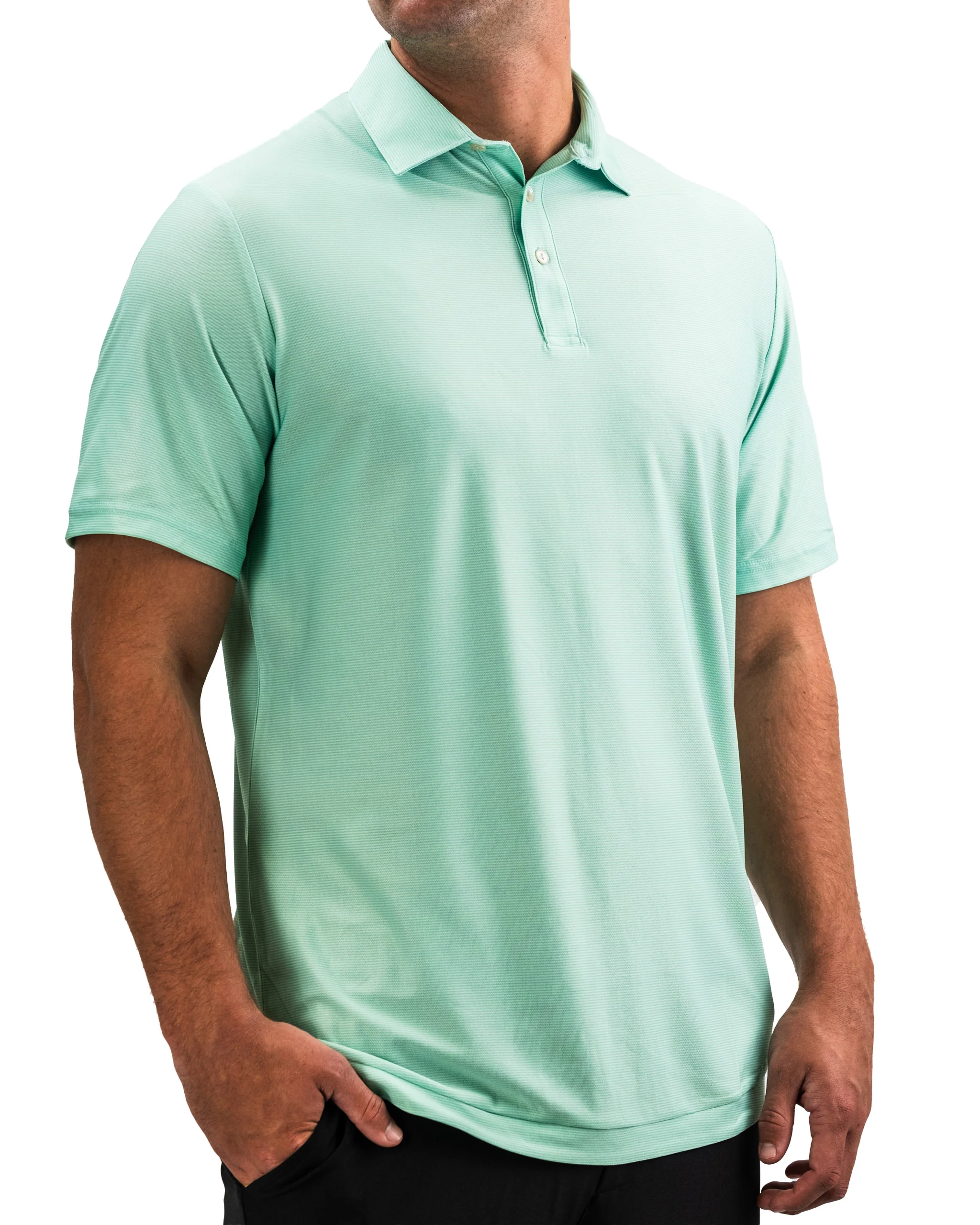 Player Preferred™ Polo - Spearmint Stripes - Image 2