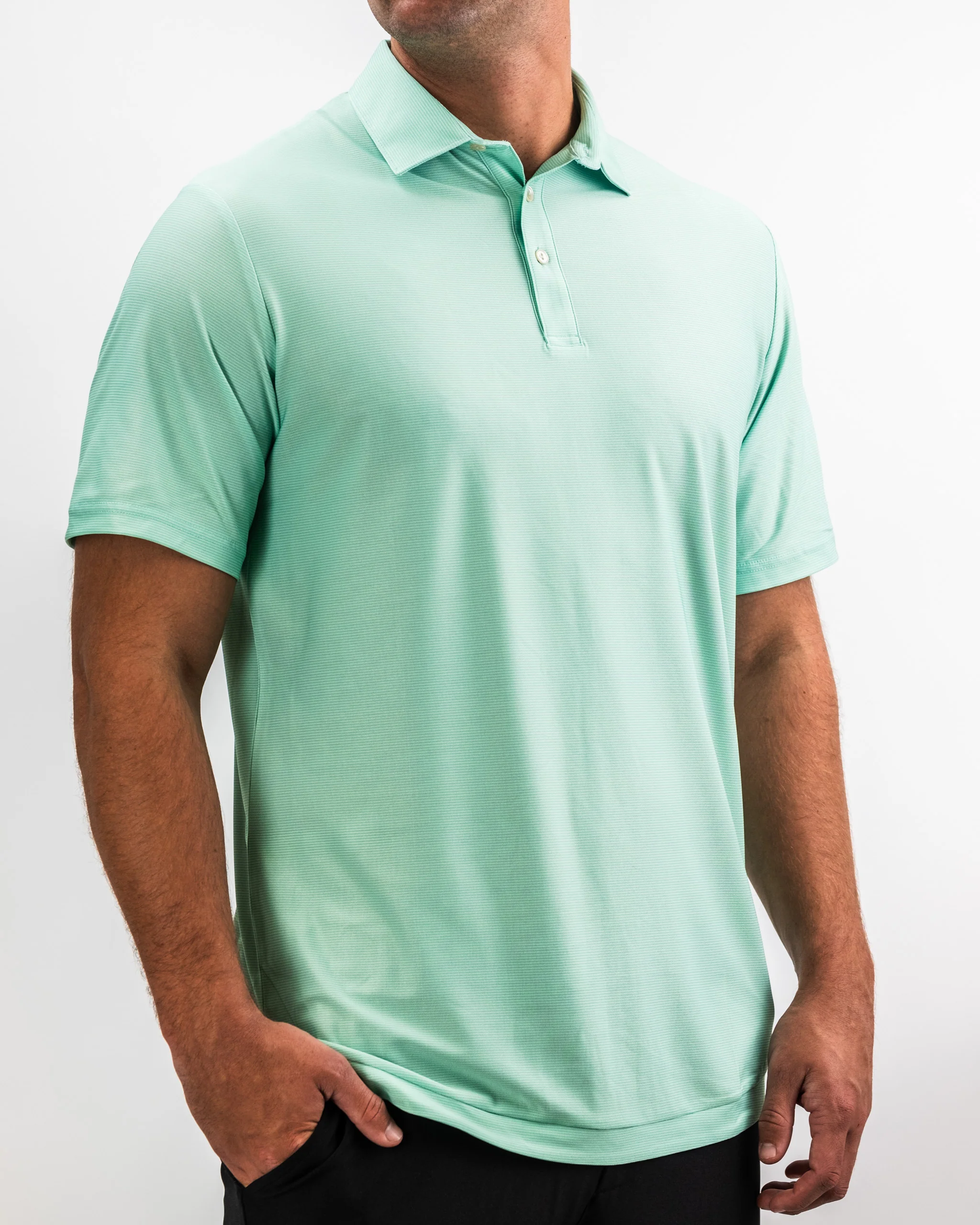 Player Preferred™ Polo - Spearmint Stripes - Image 9