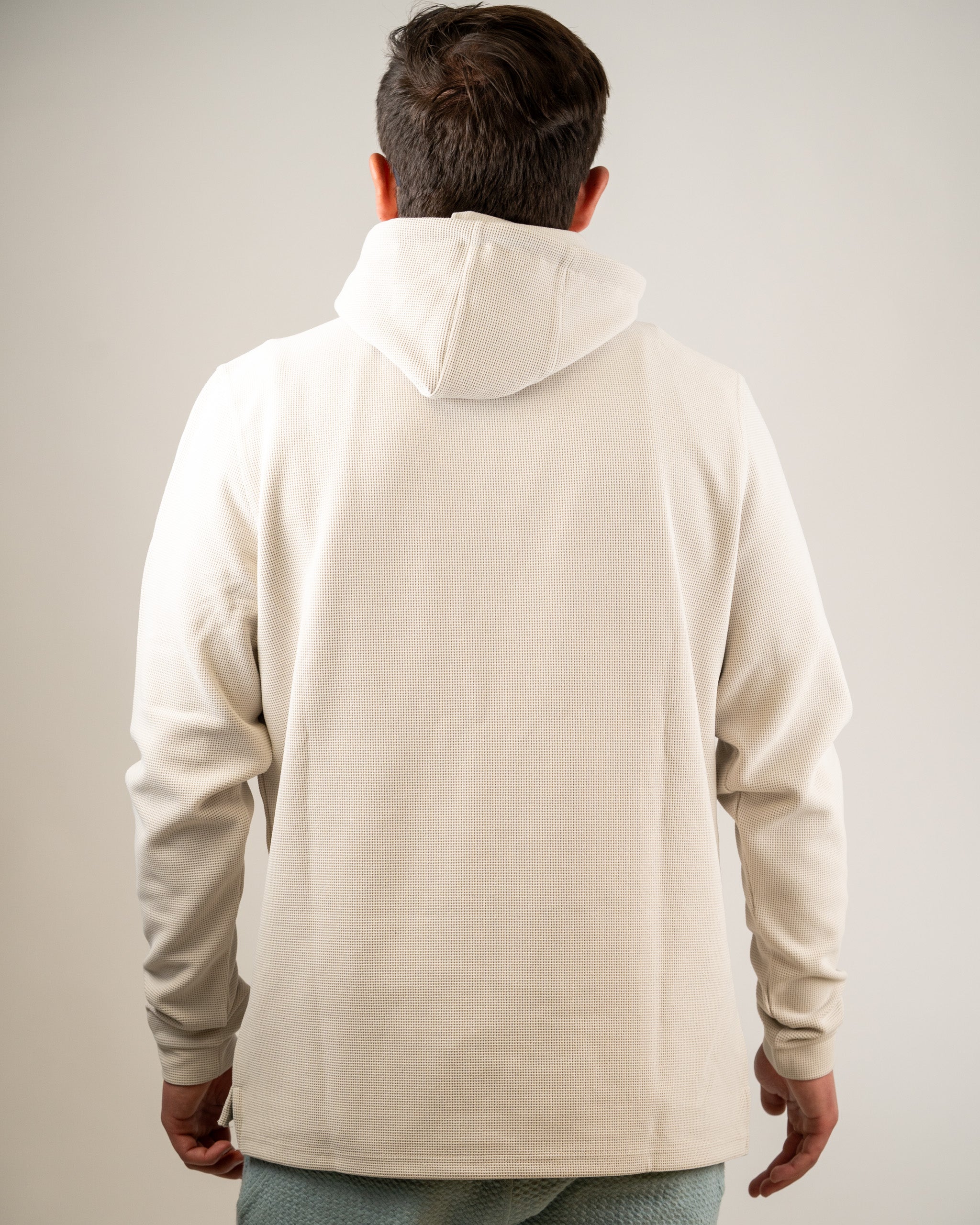 Player Preferred™ Waffle Grid Hoodie - Ivory - Image 2