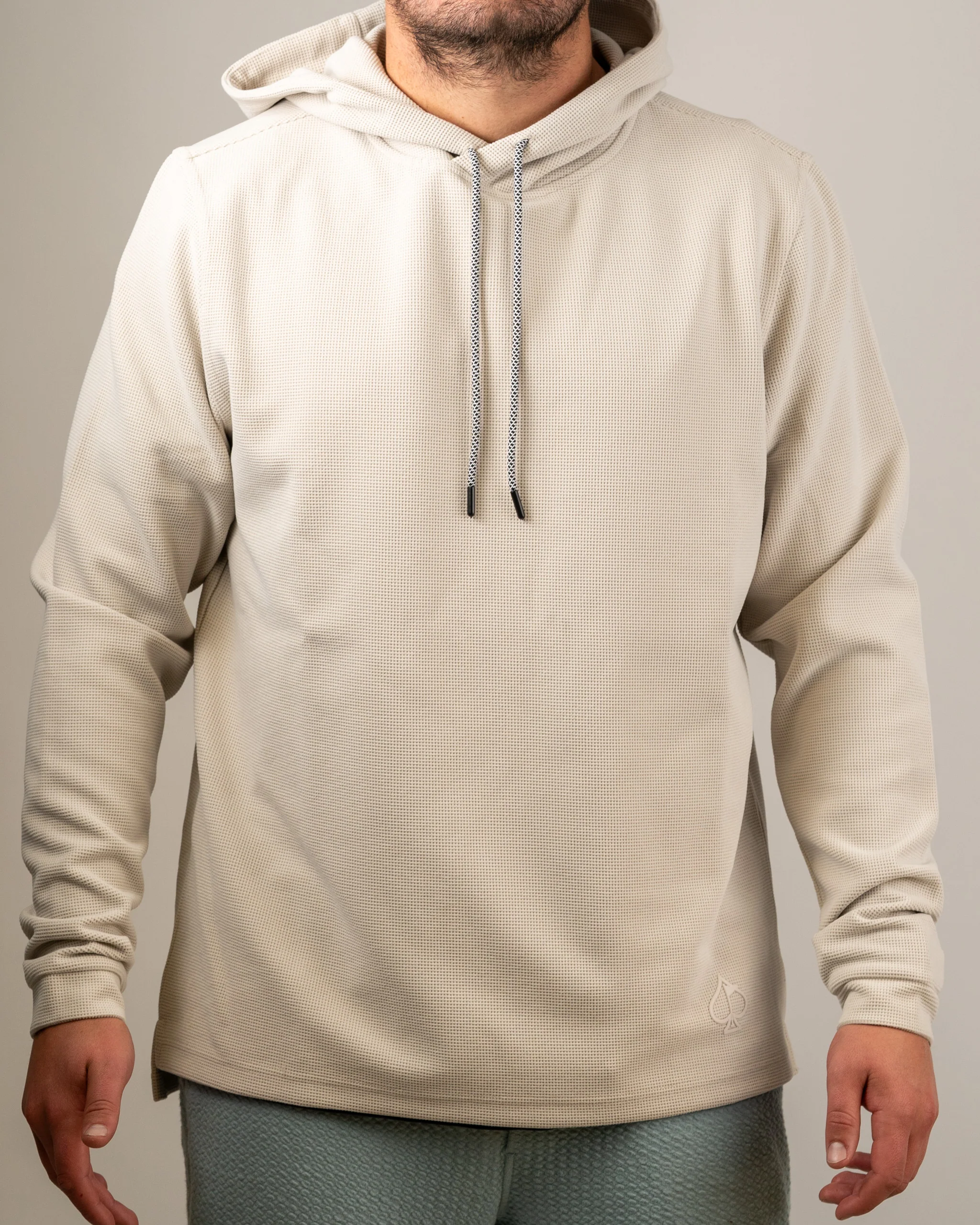 Player Preferred™ Waffle Grid Hoodie - Ivory - Image 7