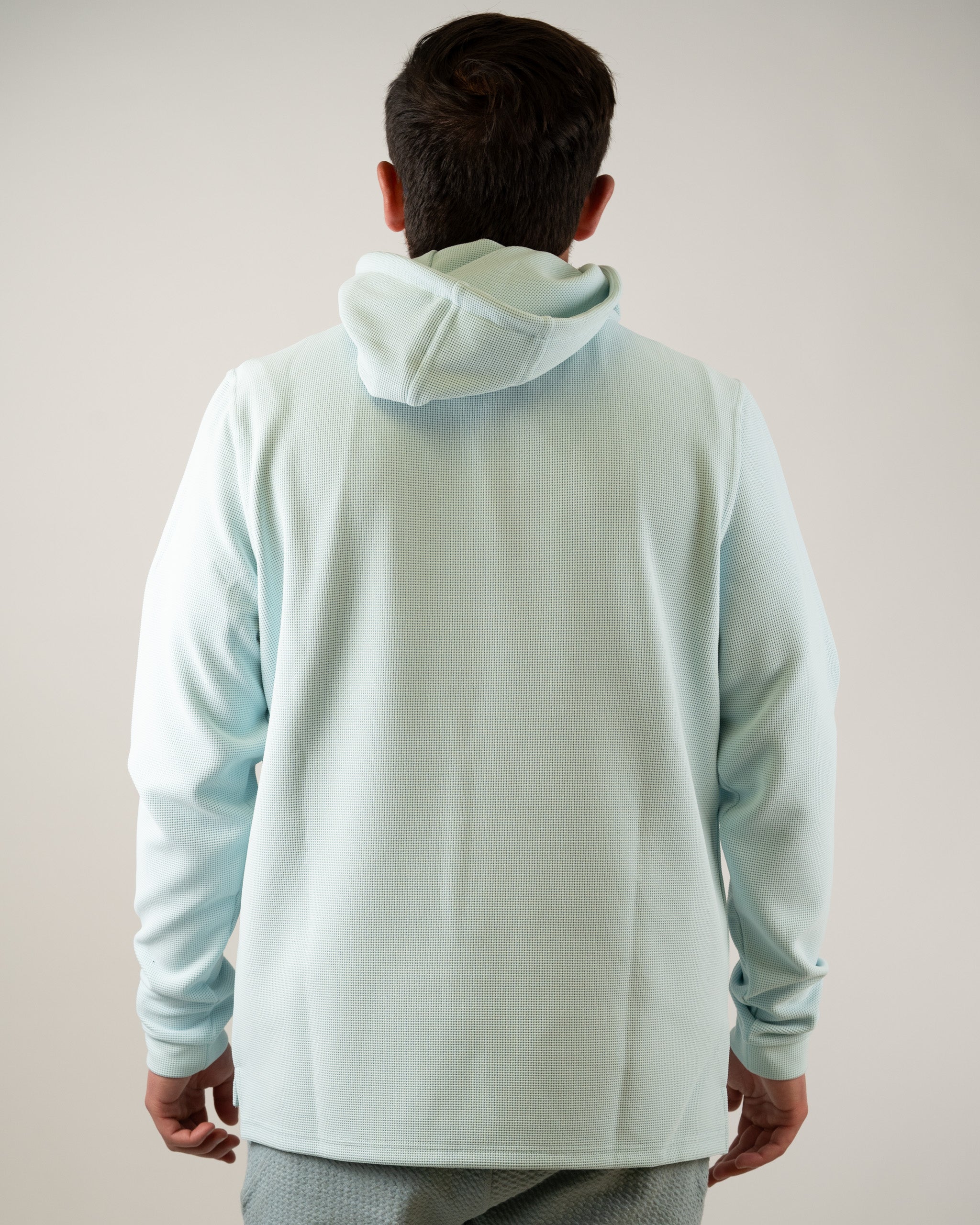 Player Preferred™ Waffle Grid Hoodie - Ice Blue - Image 3