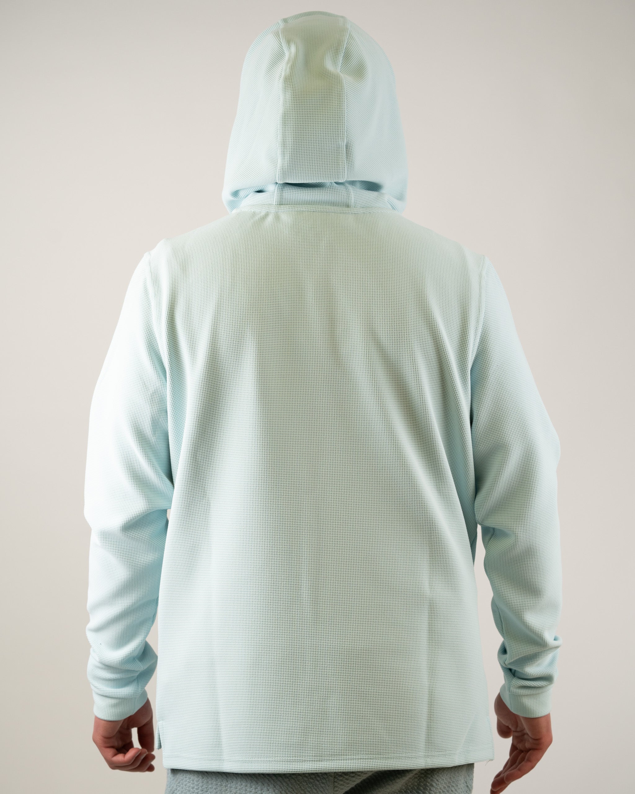 Player Preferred™ Waffle Grid Hoodie - Ice Blue - Image 4