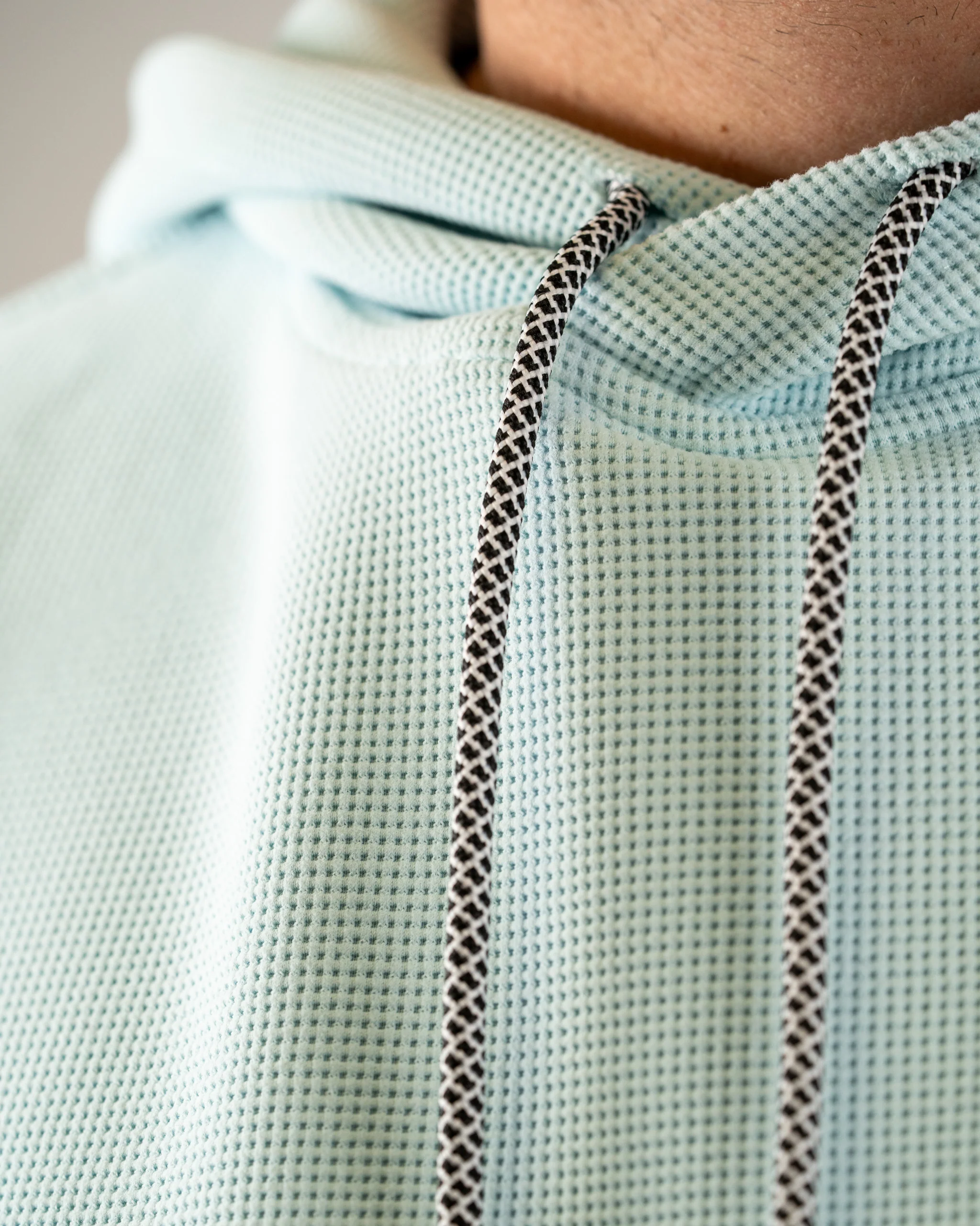 Player Preferred™ Waffle Grid Hoodie - Ice Blue - Image 7