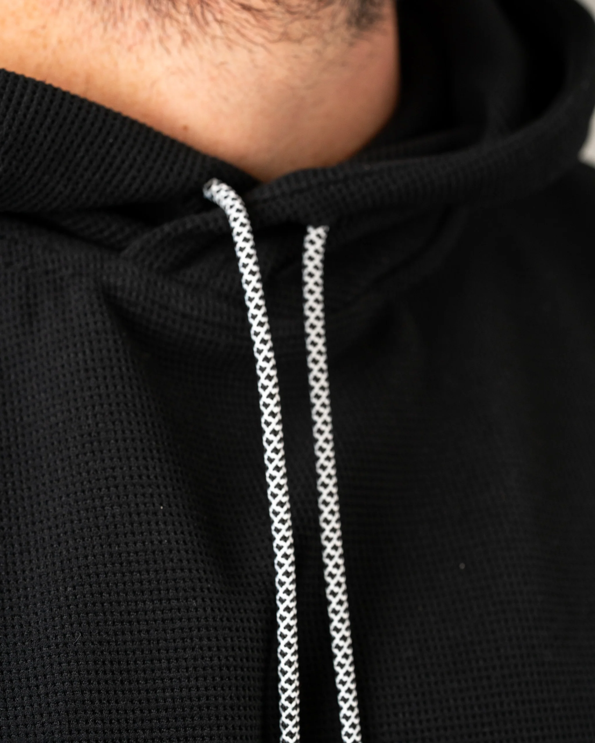 Player Preferred™ Waffle Grid Hoodie - Obsidian - Image 3