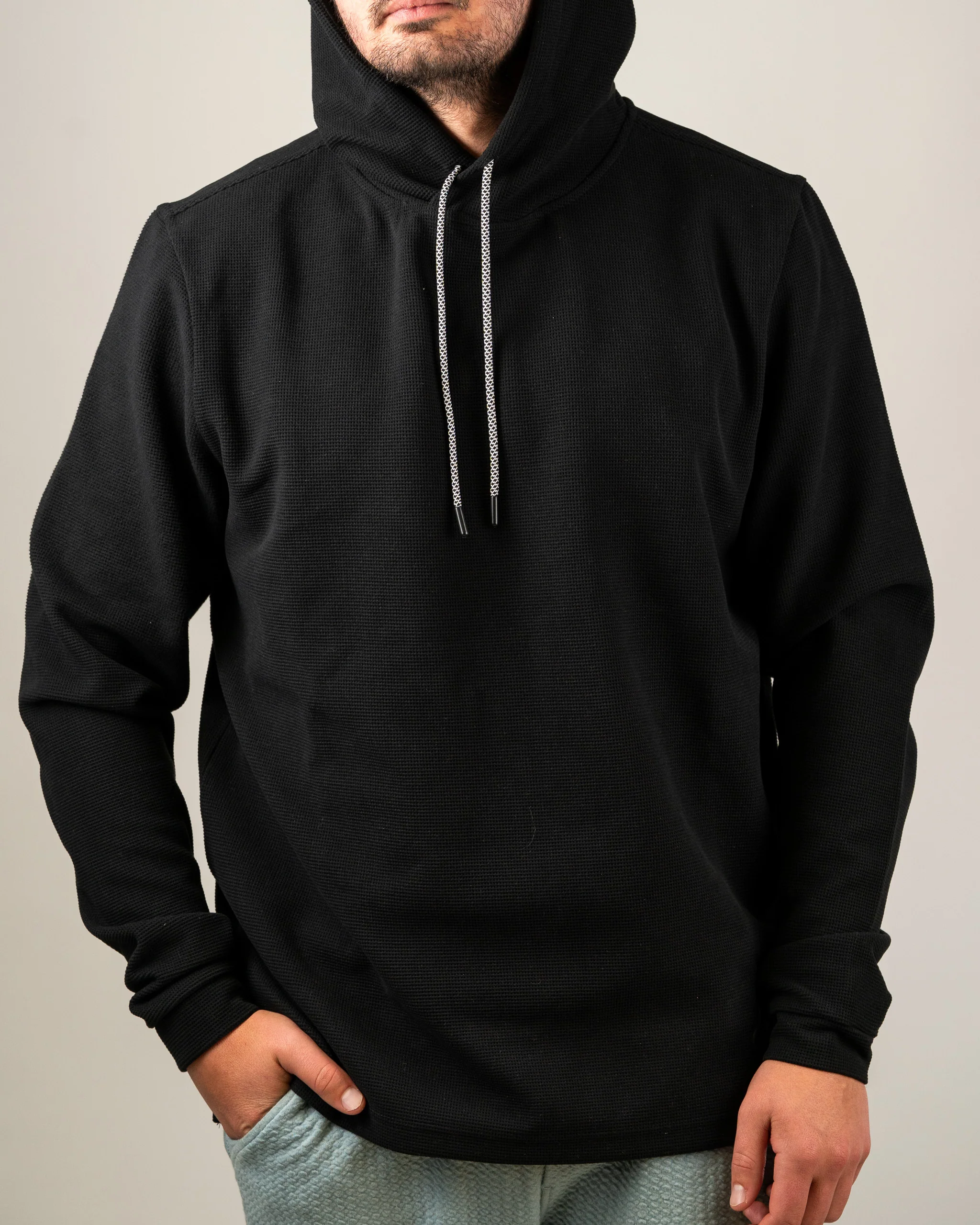 Player Preferred™ Waffle Grid Hoodie - Obsidian - Image 5