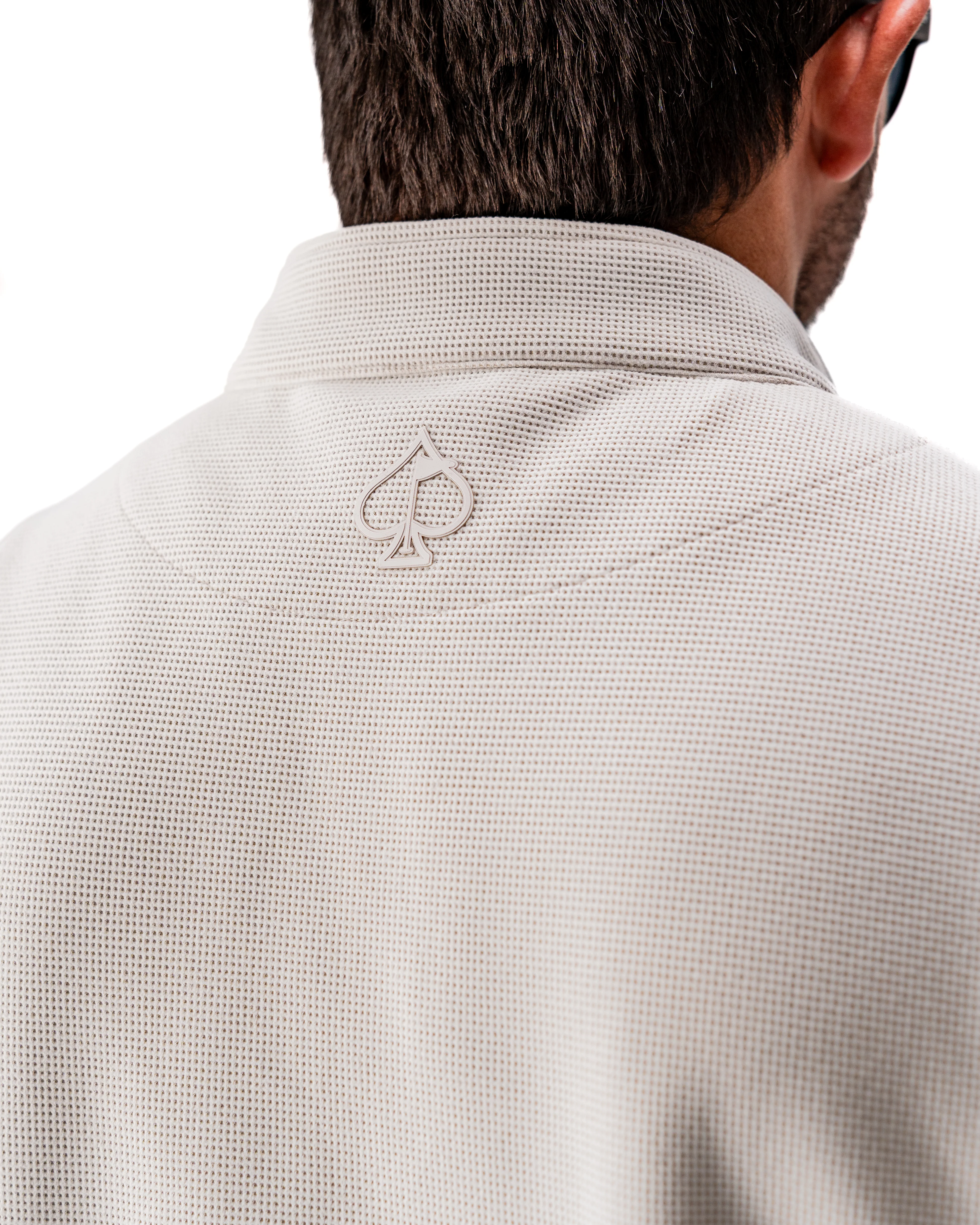 Player Preferred™ Waffle Grid Pullover - Ivory - Image 3