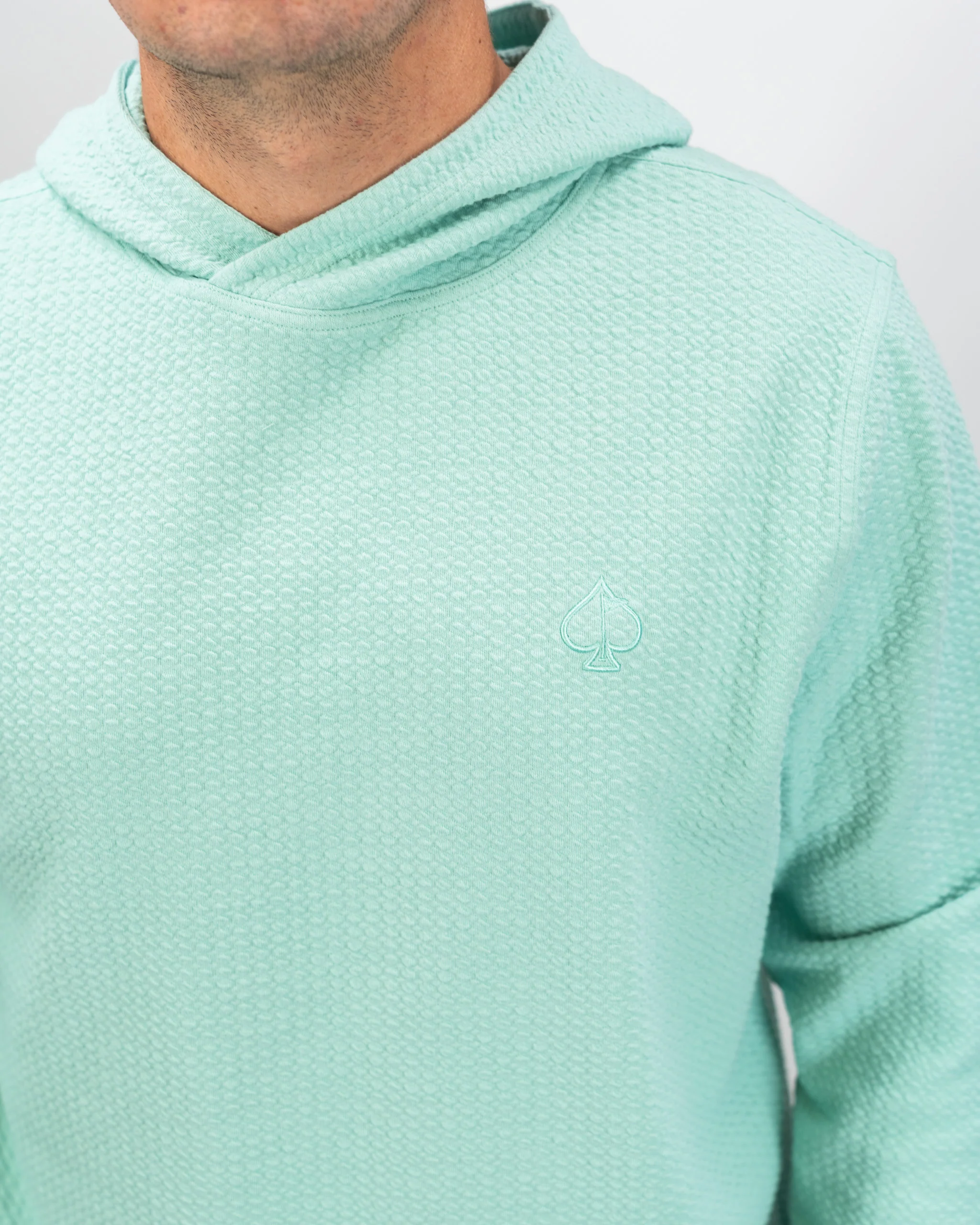 Player Preferred™ Waffle Knit Hoodie - Bright Mint - Image 14