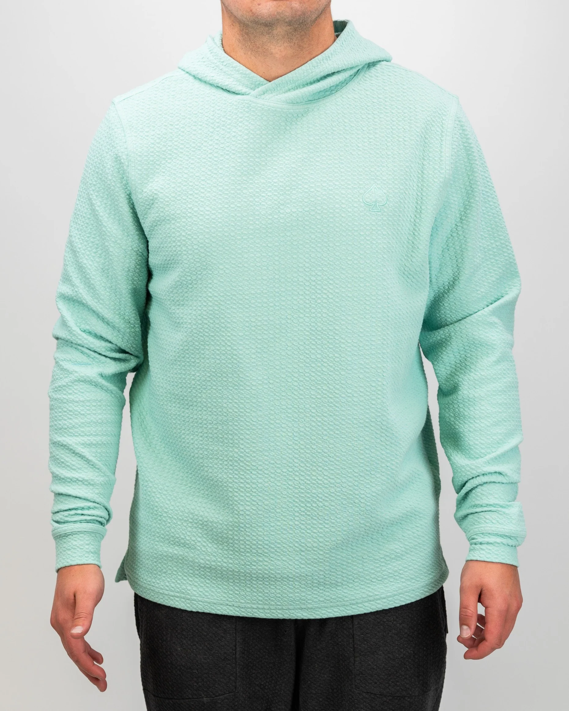 Player Preferred™ Waffle Knit Hoodie - Bright Mint - Image 3