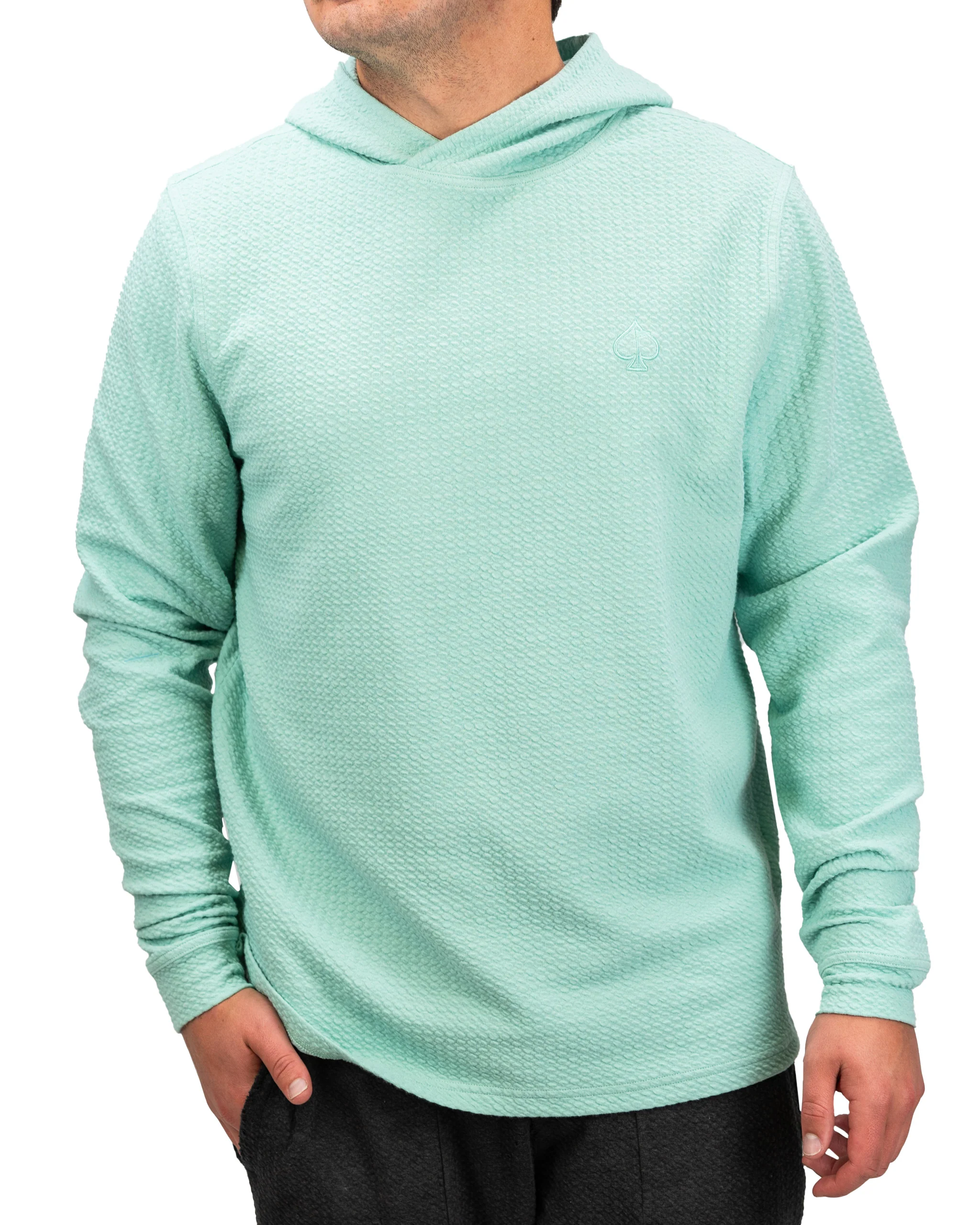 Player Preferred™ Waffle Knit Hoodie - Bright Mint - Image 9