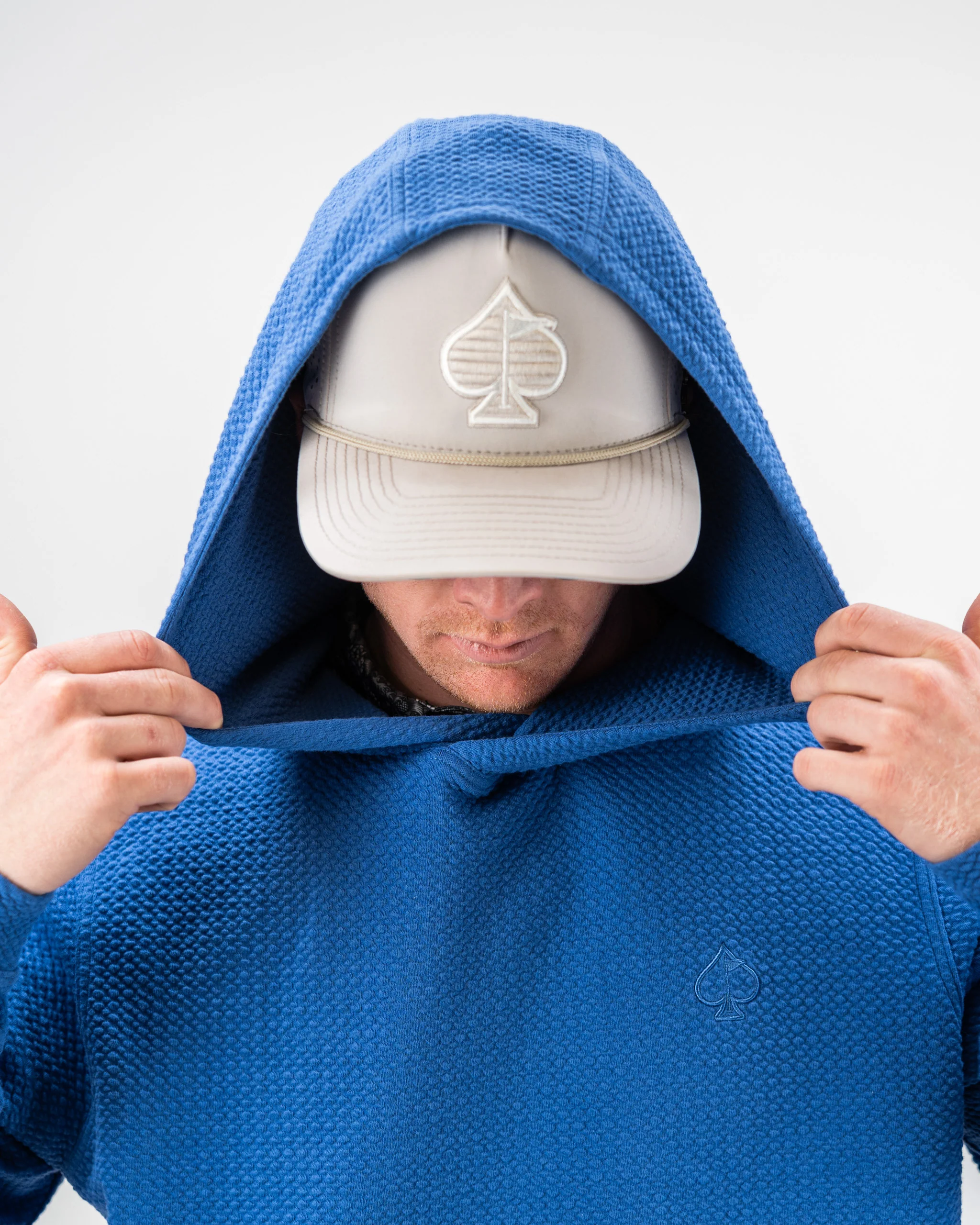 Player Preferred™ Waffle Knit Hoodie - Cobalt - Image 7