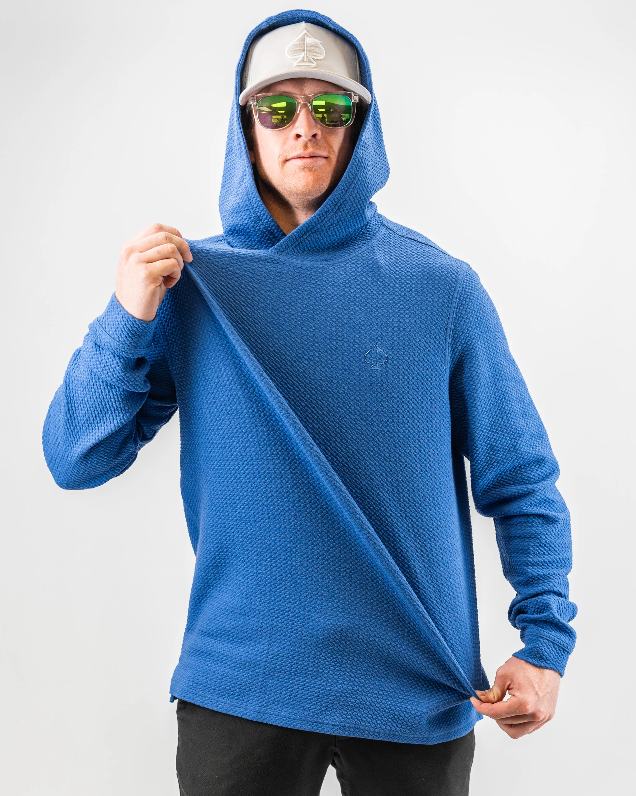 Player Preferred™ Waffle Knit Hoodie - Cobalt - Image 8