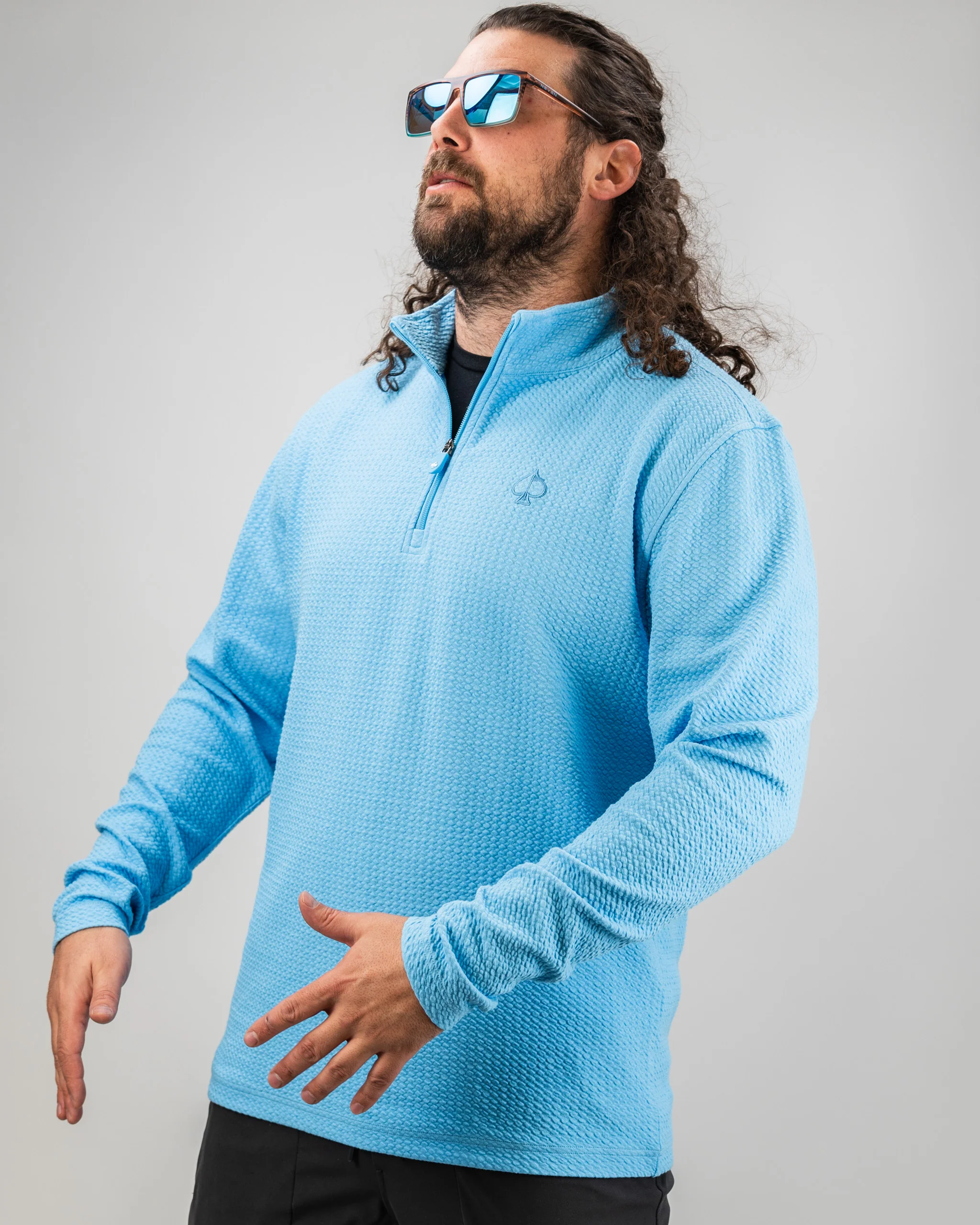 Player Preferred™ Waffle Knit Pullover - Blue Steel - Image 15