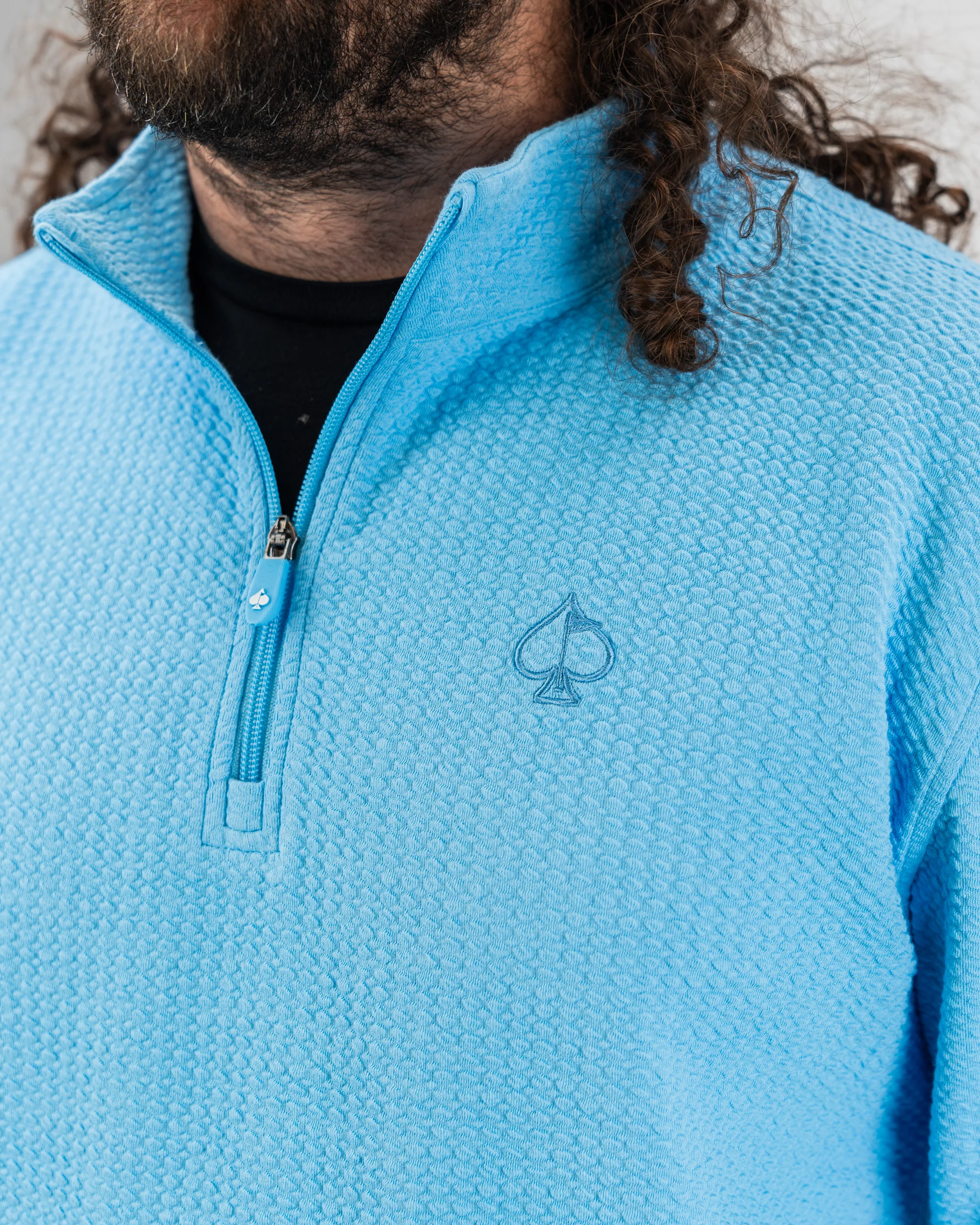 Player Preferred™ Waffle Knit Pullover - Blue Steel - Image 16