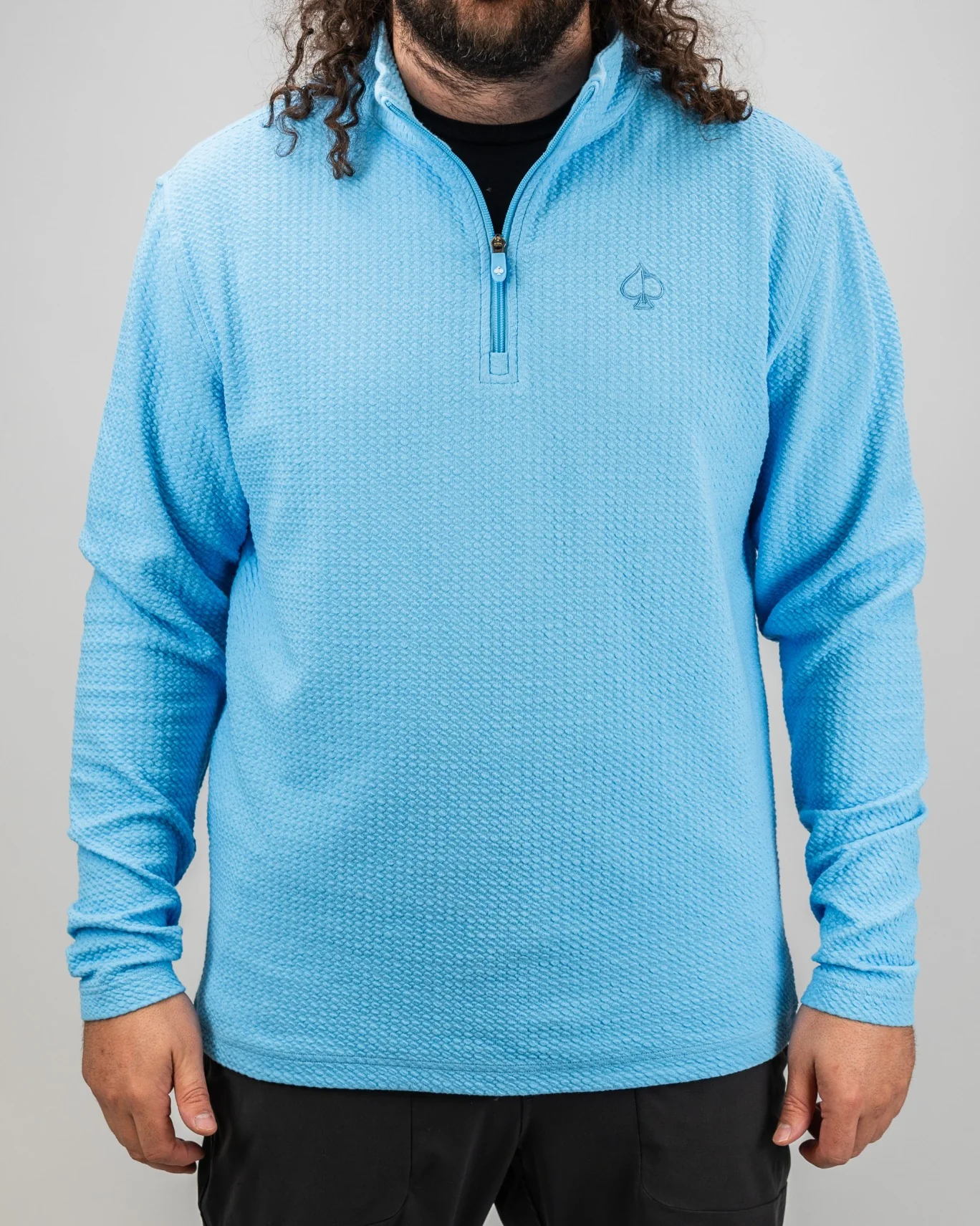 Player Preferred™ Waffle Knit Pullover - Blue Steel - Image 4