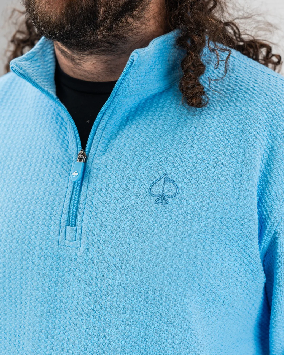 Player Preferred™ Waffle Knit Pullover - Blue Steel - Image 7