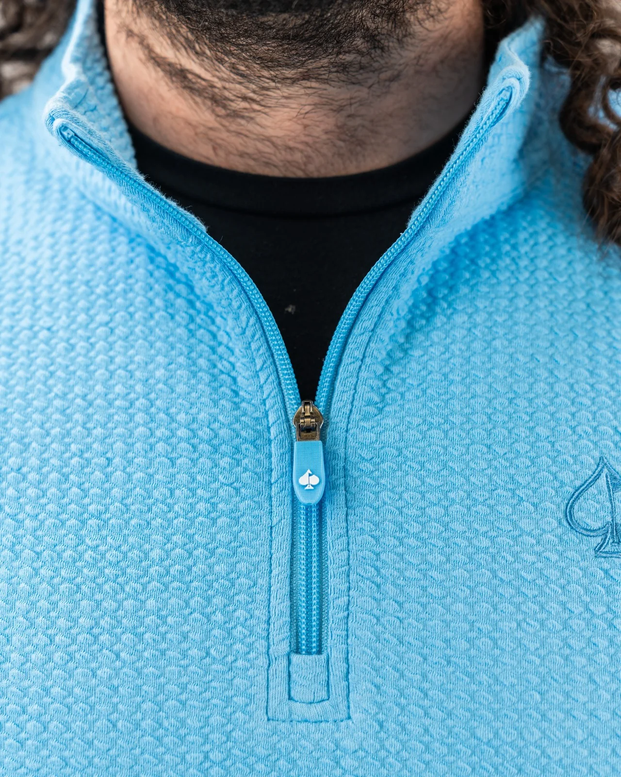 Player Preferred™ Waffle Knit Pullover - Blue Steel - Image 8