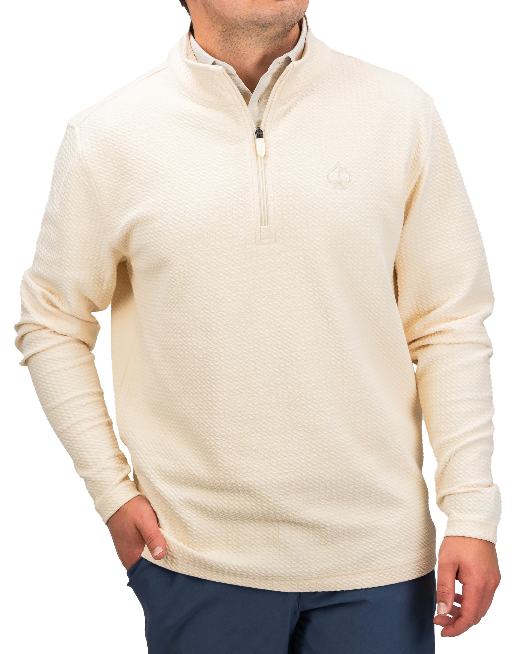 Player Preferred™ Waffle Knit Pullover - Cream - Image 10