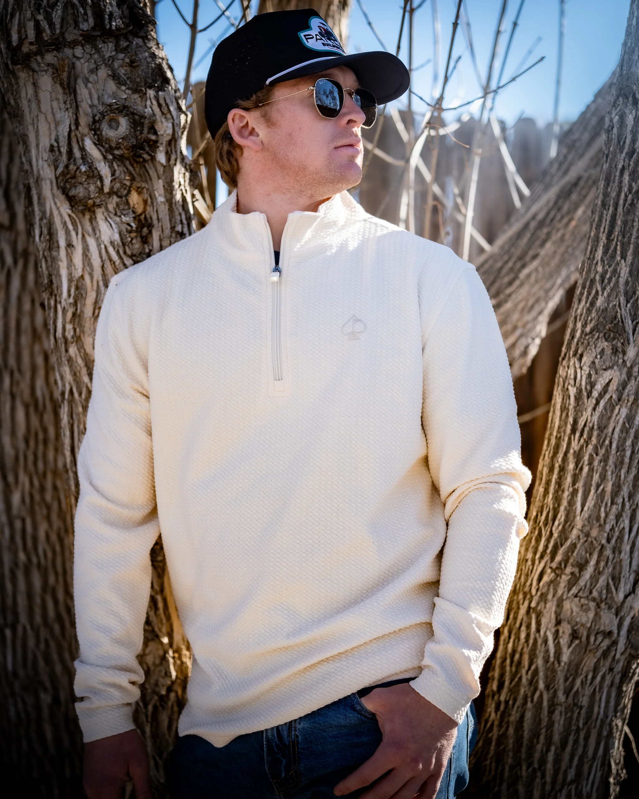 Player Preferred™ Waffle Knit Pullover - Cream - Image 12