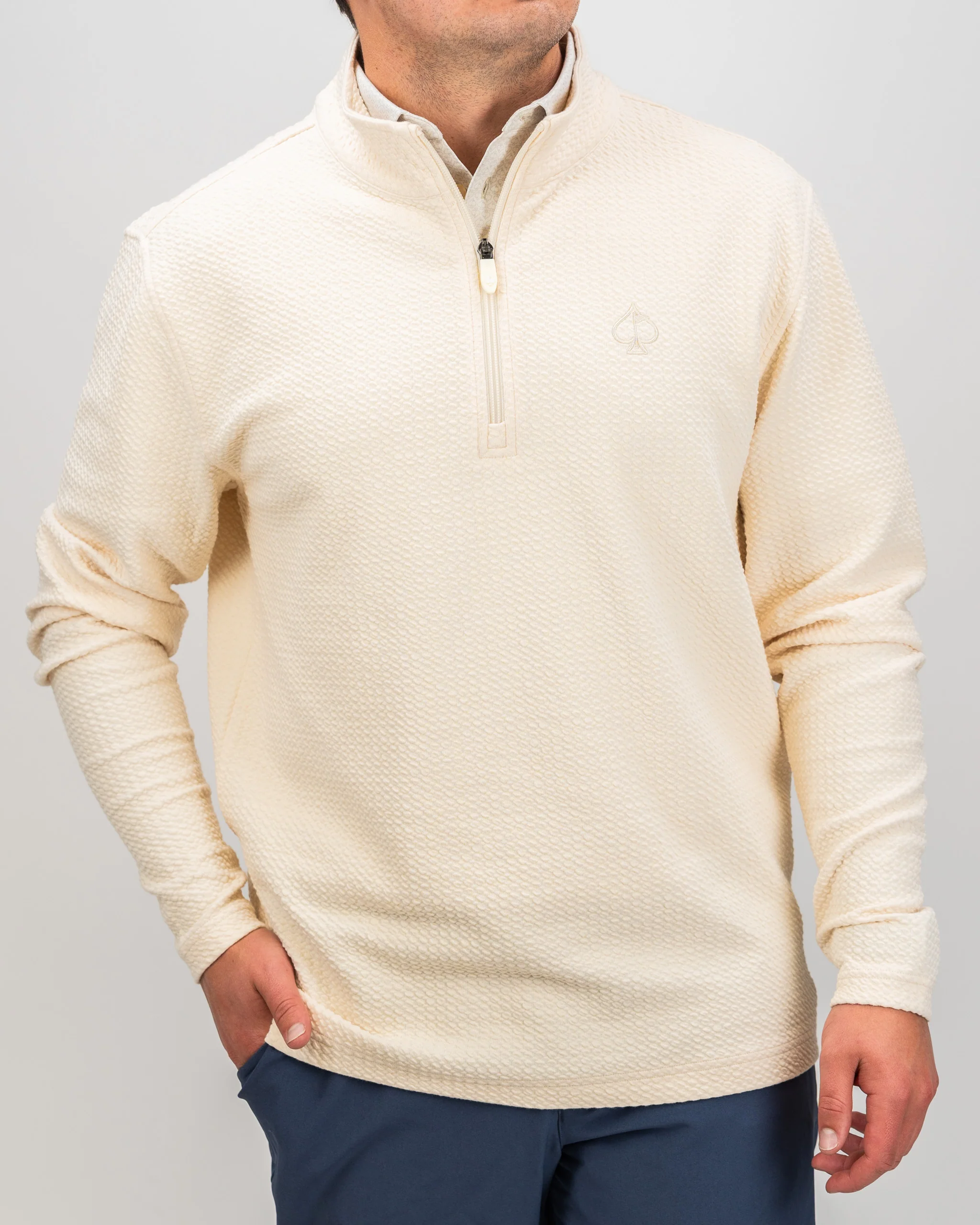 Player Preferred™ Waffle Knit Pullover - Cream - Image 16