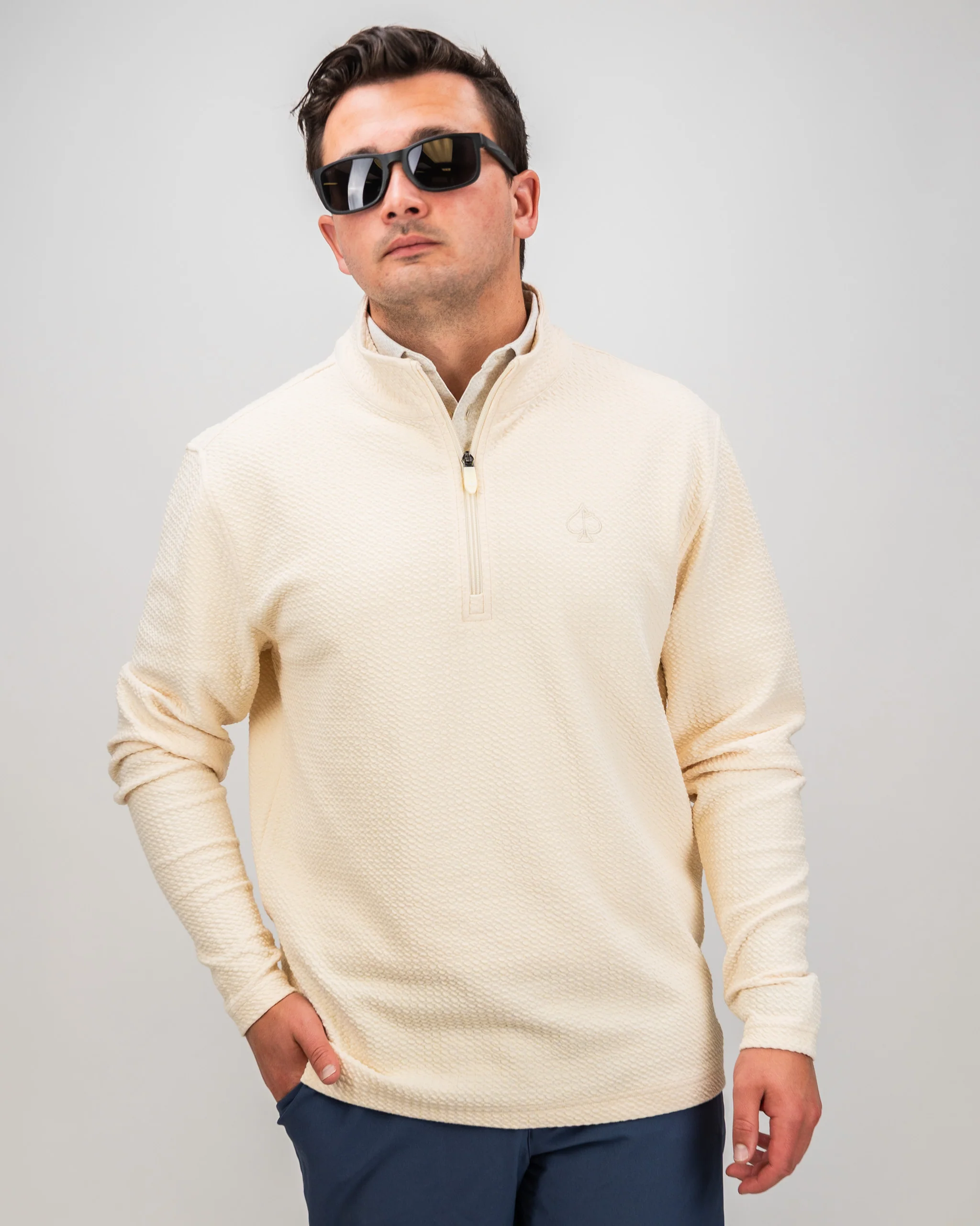 Player Preferred™ Waffle Knit Pullover - Cream - Image 4