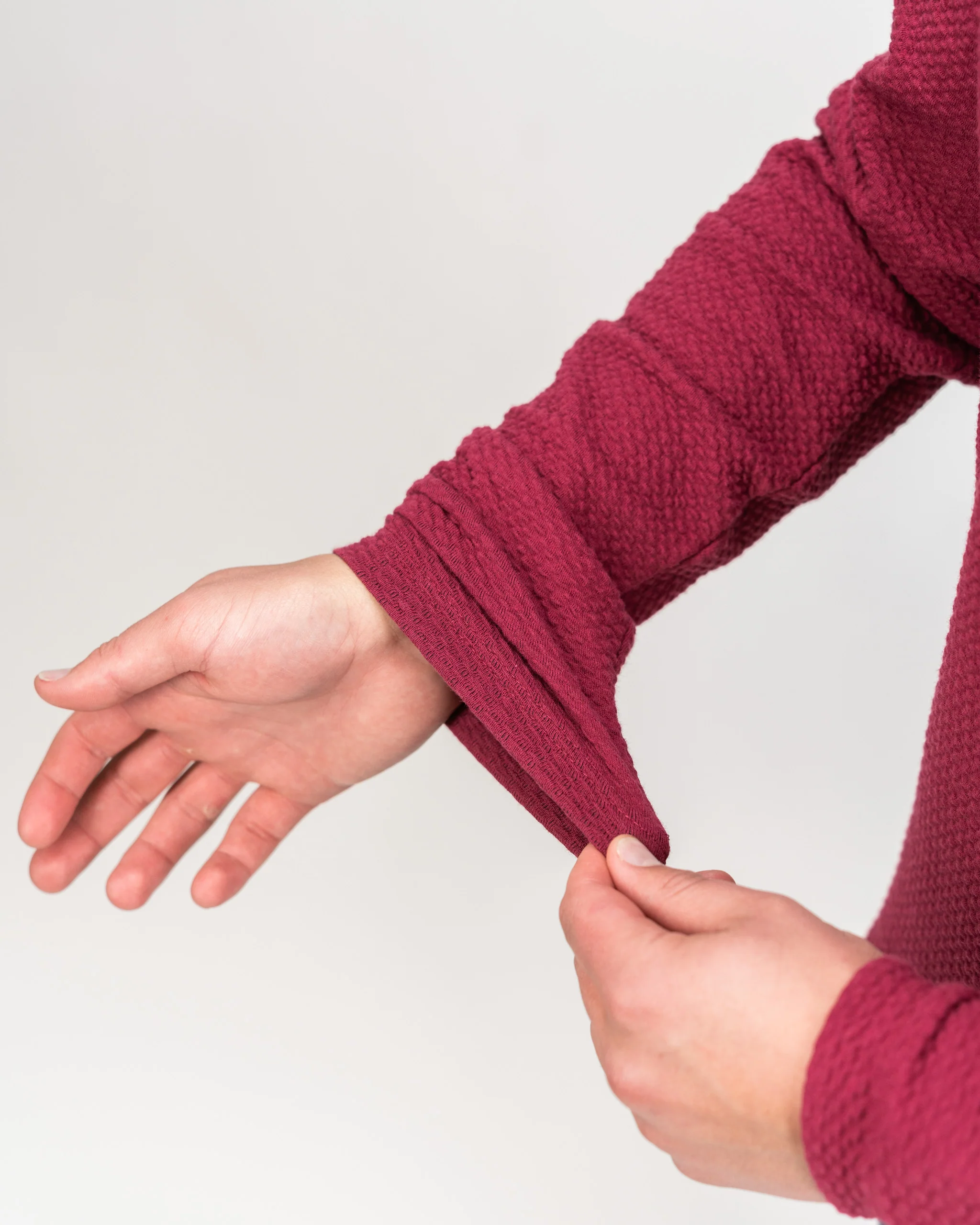 Player Preferred™ Waffle Knit Pullover - Merlot - Image 11