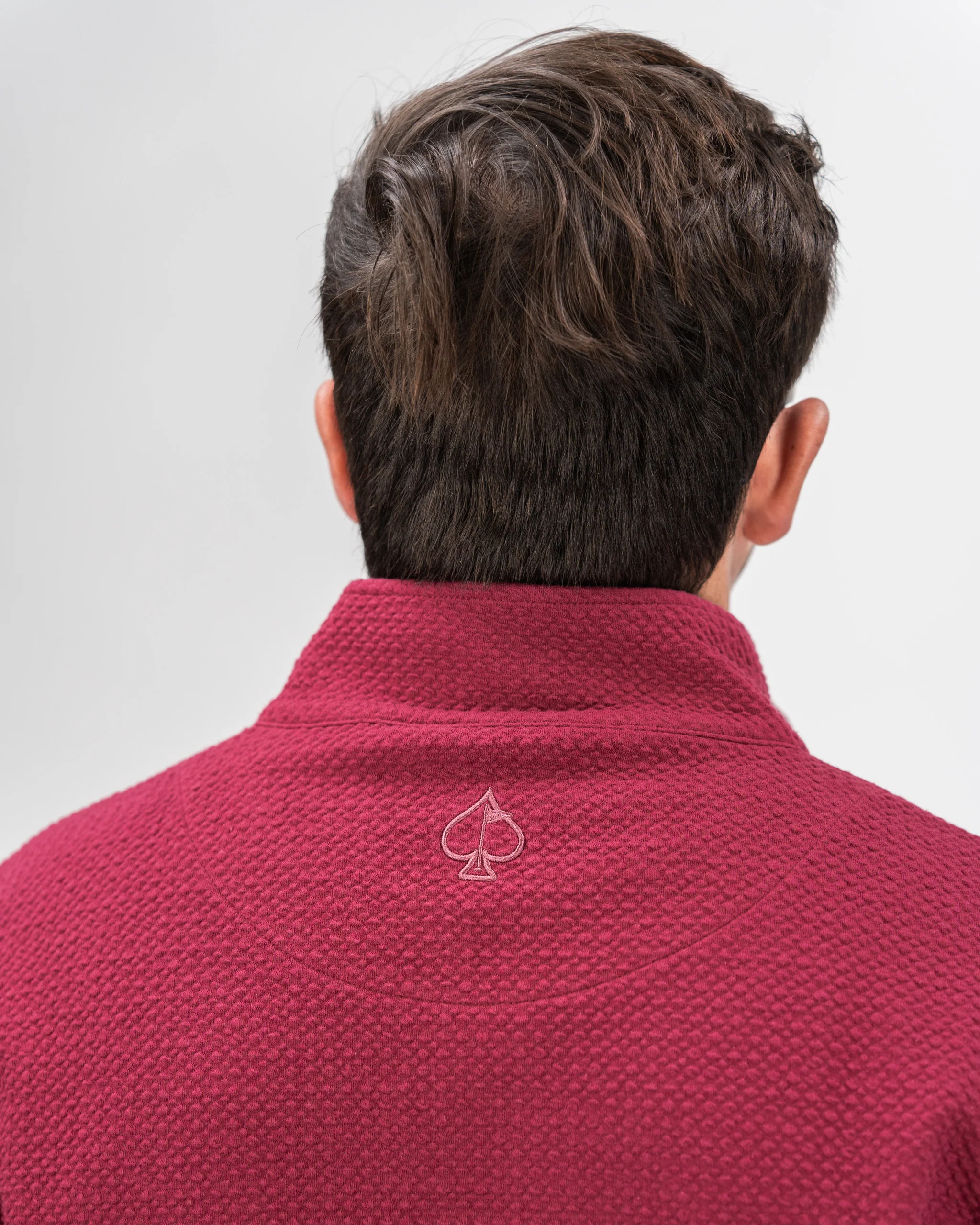 Player Preferred™ Waffle Knit Pullover - Merlot - Image 12