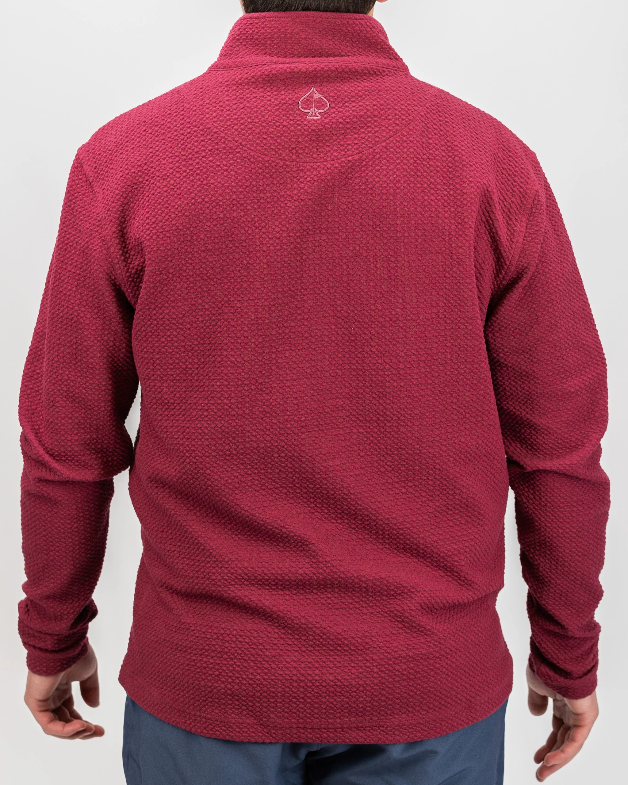 Player Preferred™ Waffle Knit Pullover - Merlot - Image 14